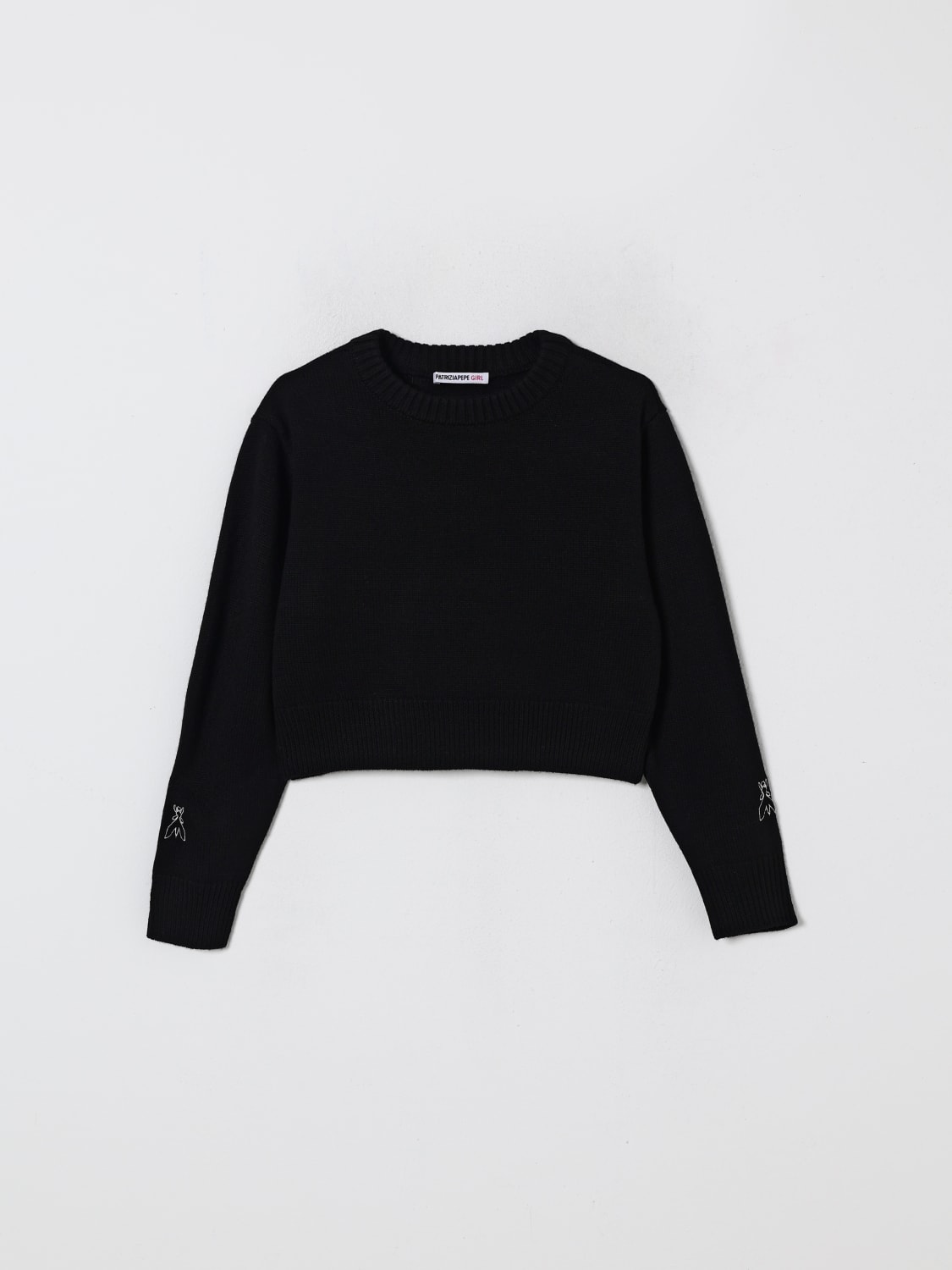 PATRIZIA PEPE SWEATER: Sweater kids Patrizia Pepe, Black - Img 1