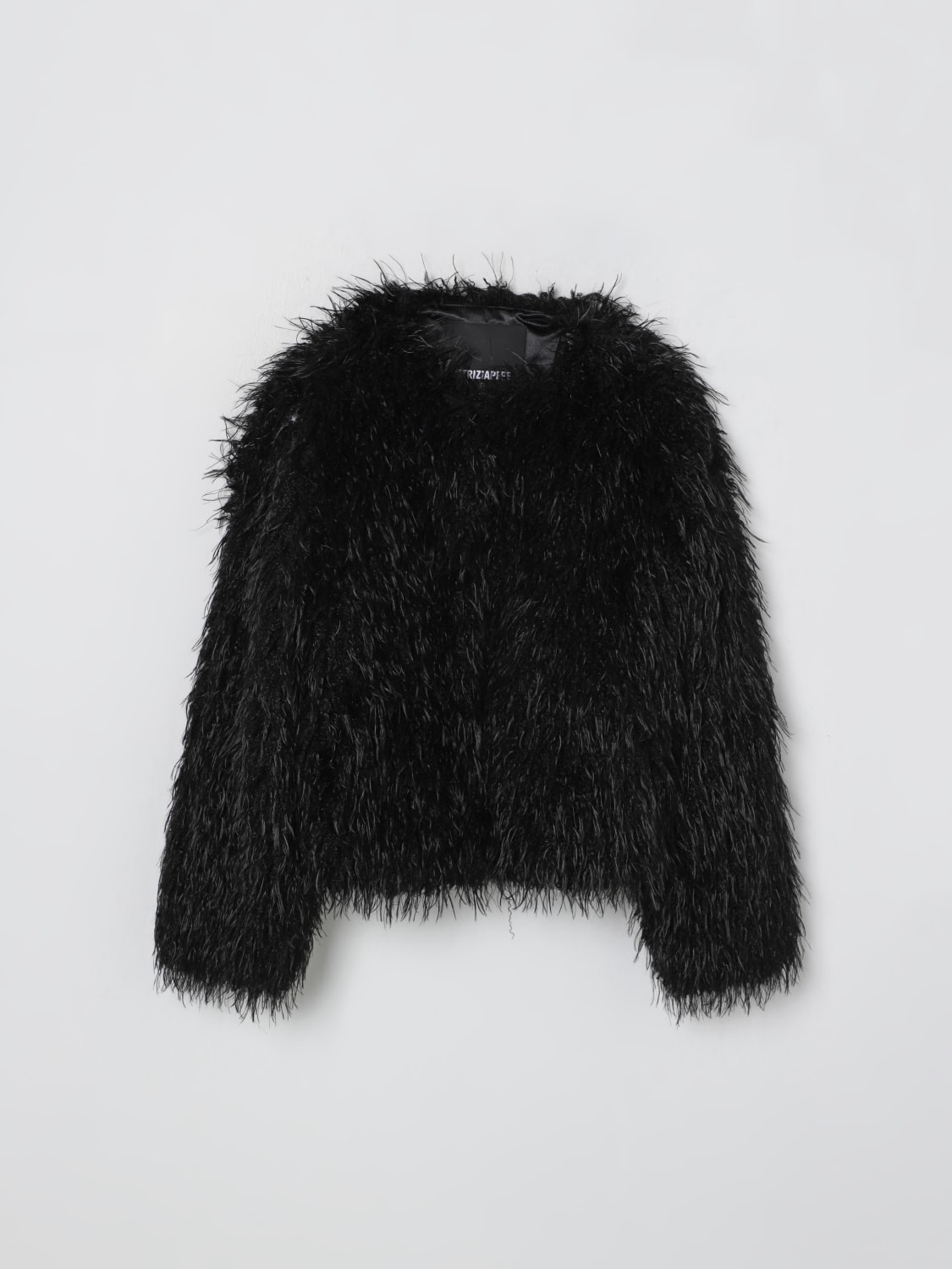 PATRIZIA PEPE COAT: Patrizia Pepe faux fur , Black - Img 1