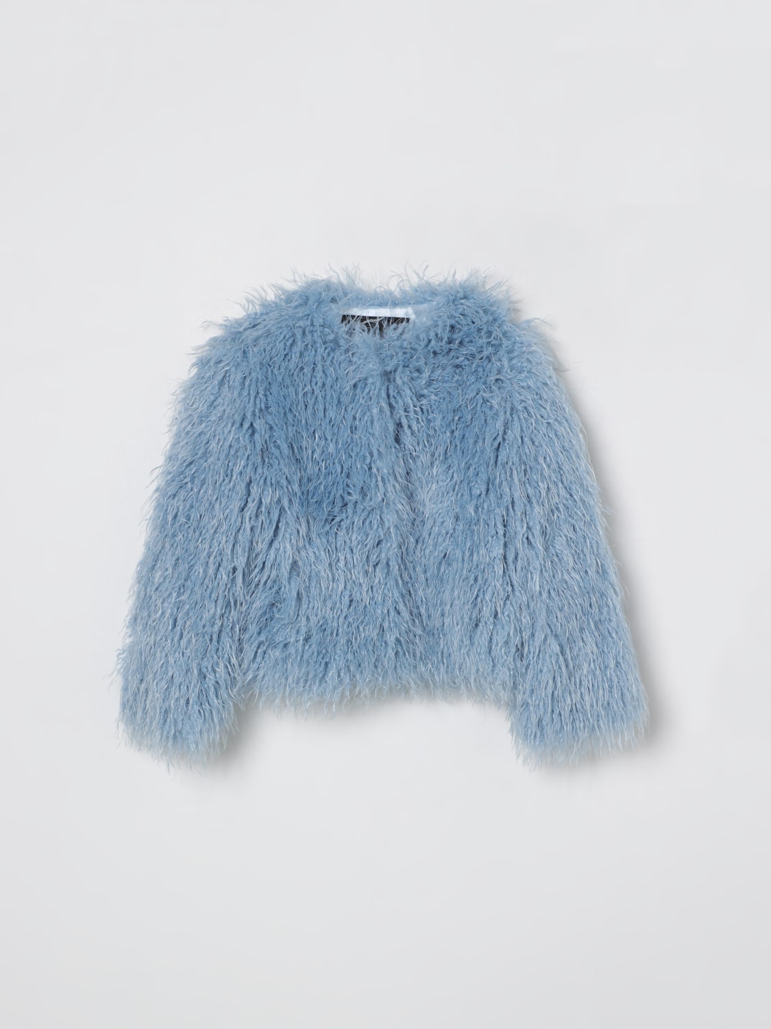 PATRIZIA PEPE CAPPOTTO: Pelliccia Patrizia Pepe pelliccia sintetica, Blue - Img 1