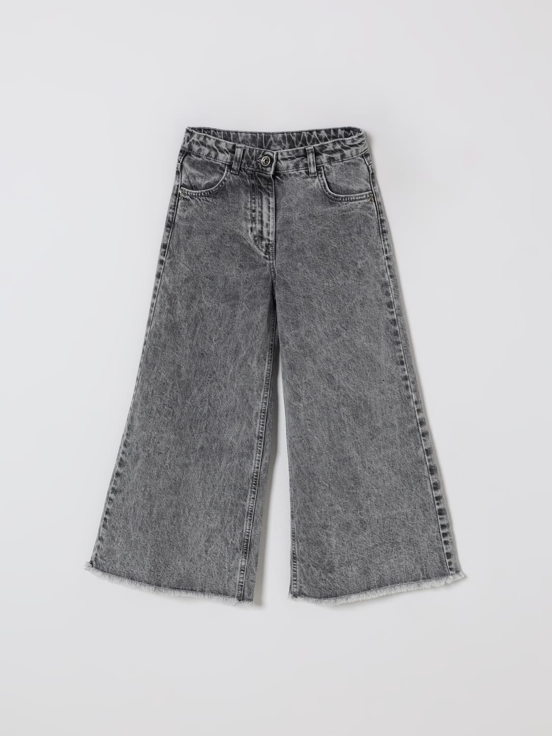 PATRIZIA PEPE JEANS: Jeans kinder Patrizia Pepe, Grau - Img 1