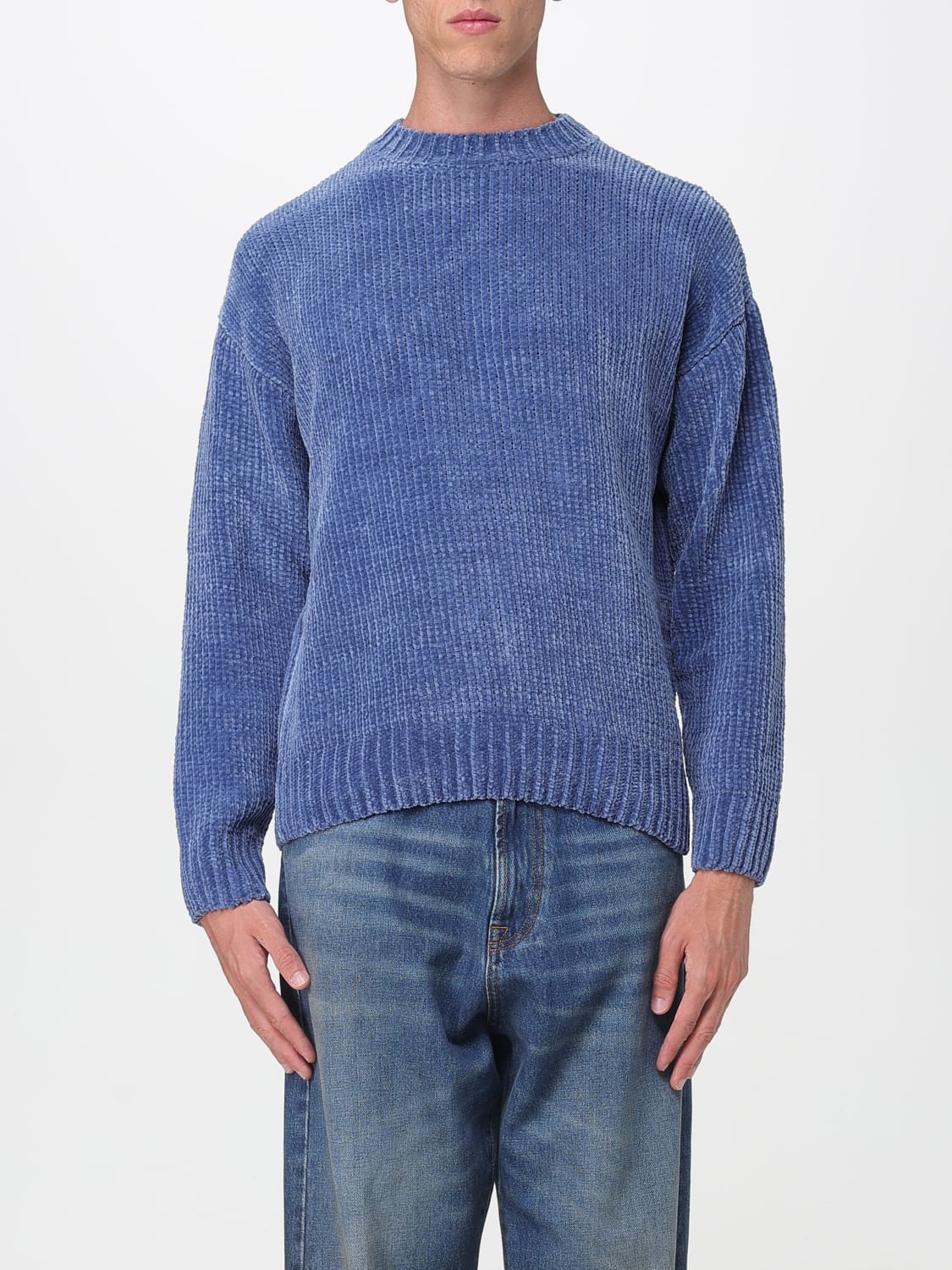 BONSAI SWEATER: Sweater men Bonsai, Gnawed Blue - Img 1