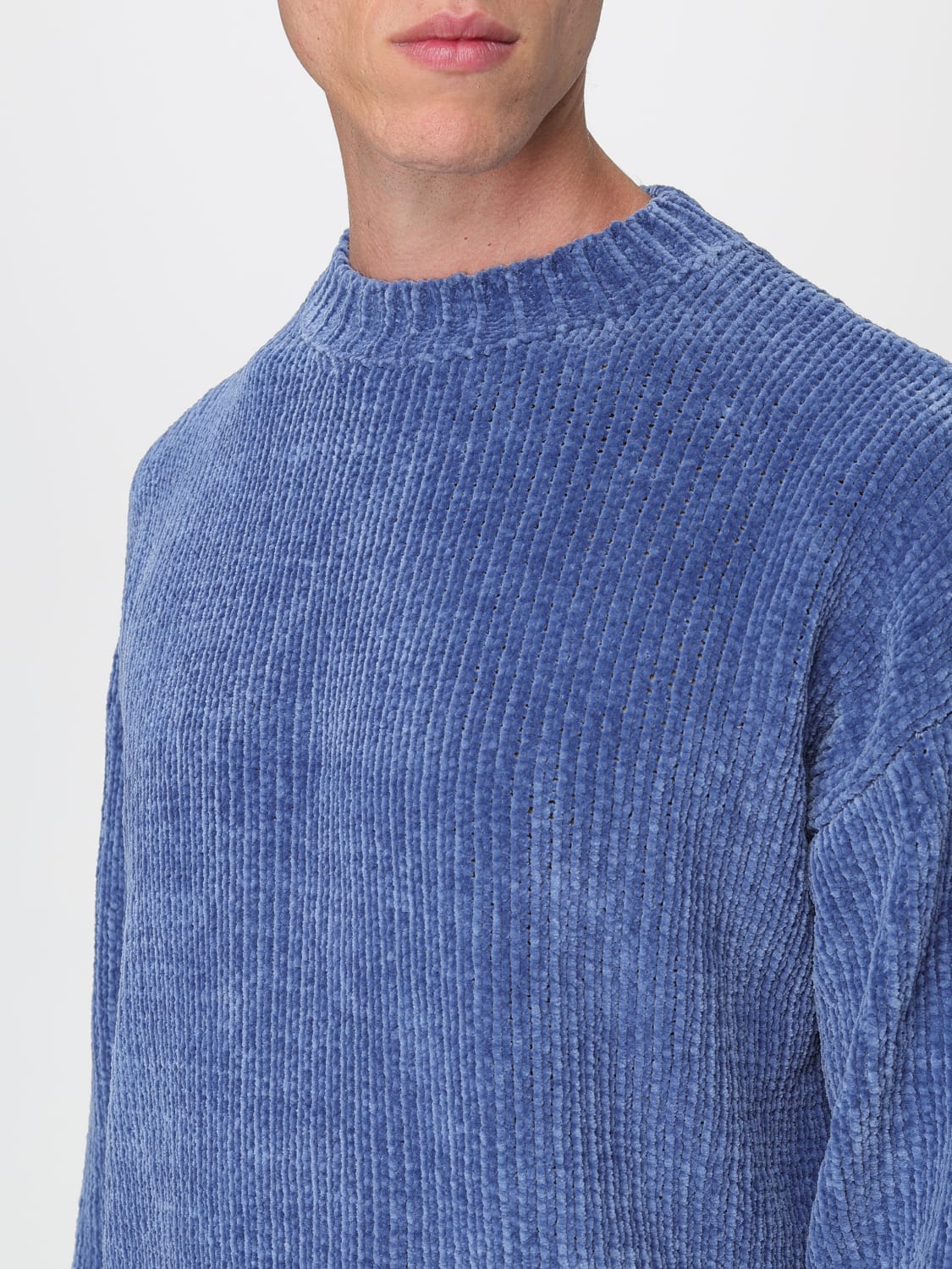 BONSAI SWEATER: Sweater men Bonsai, Gnawed Blue - Img 3