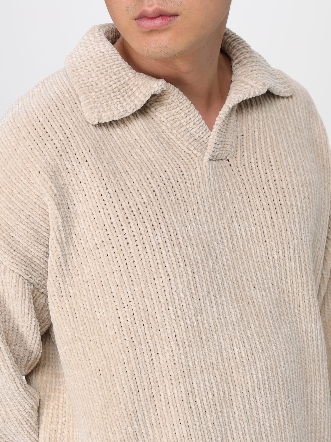 BONSAI POLO SHIRT: Sweater men Bonsai, Natural - Img 3