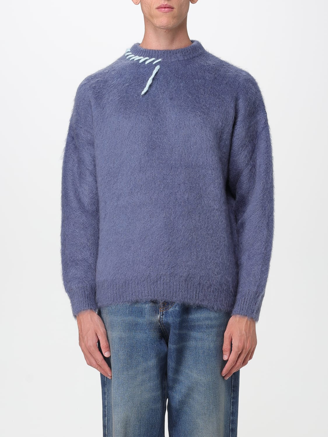 BONSAI SWEATER: Sweater men Bonsai, Blue - Img 1