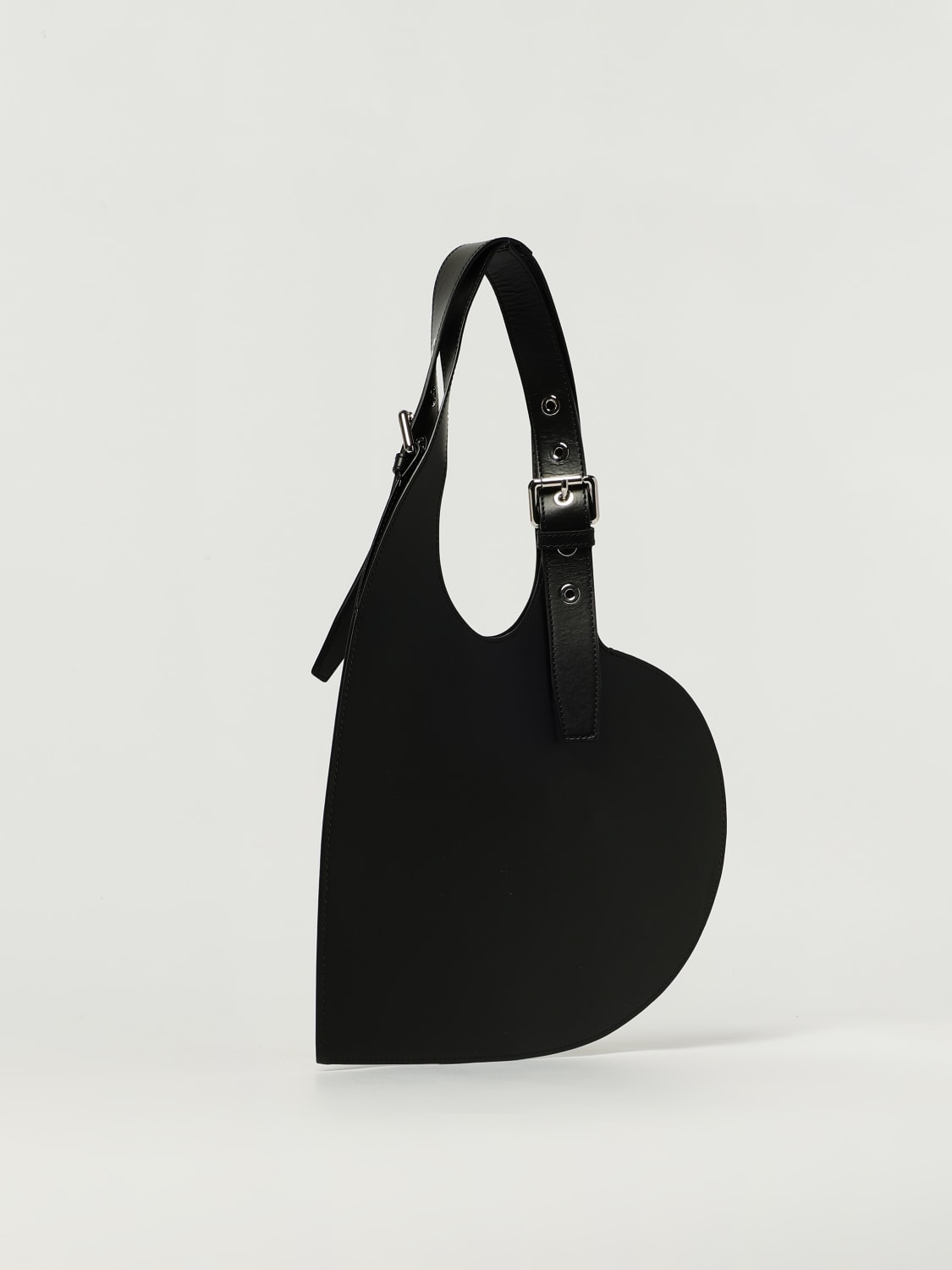 COPERNI BORSA A SPALLA: Borsa Belt Tote Heart Coperni in pelle , Nero - Img 3
