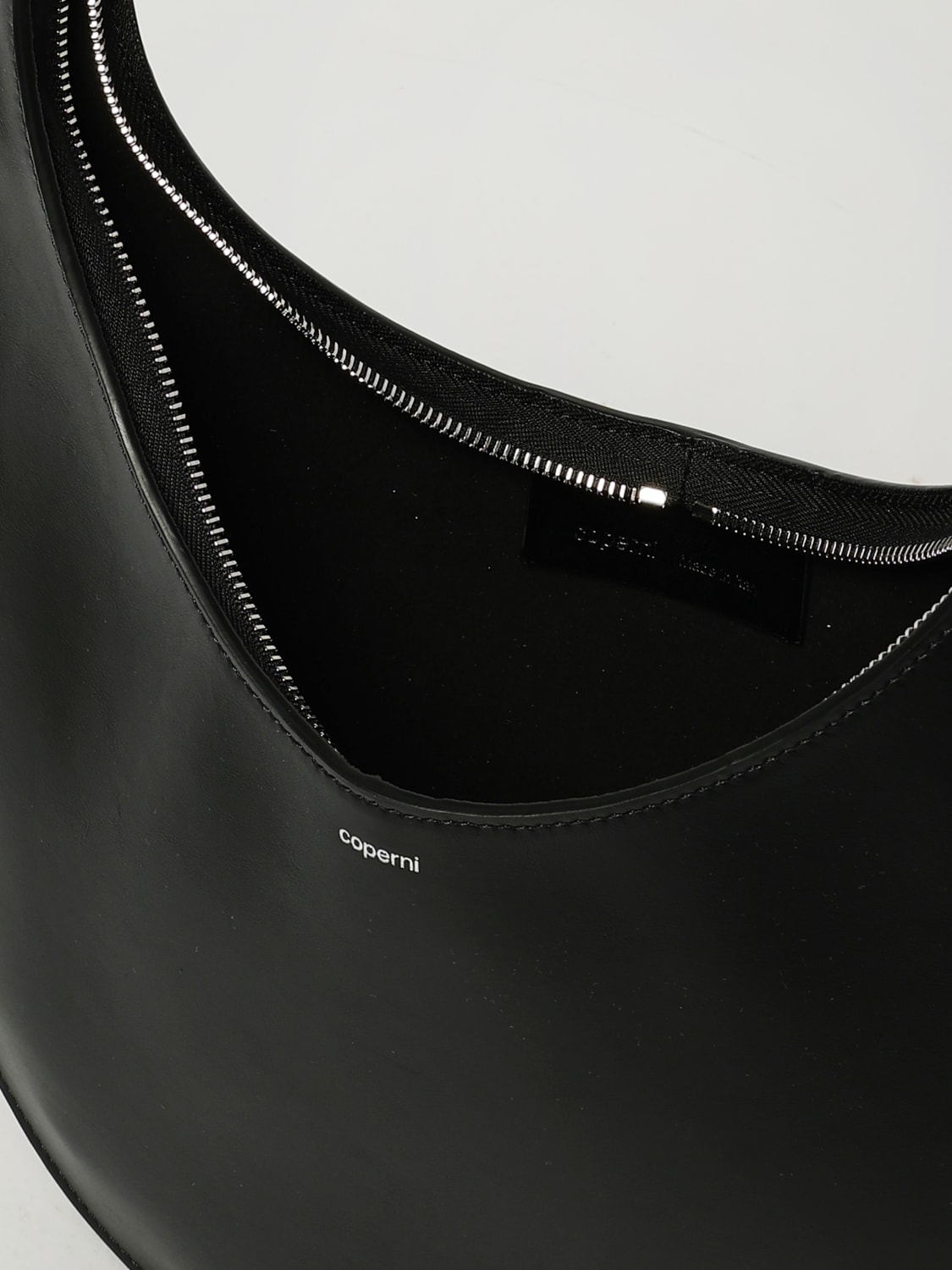 COPERNI BORSA A SPALLA: Borsa Swipe Coperni in pelle , Nero - Img 5