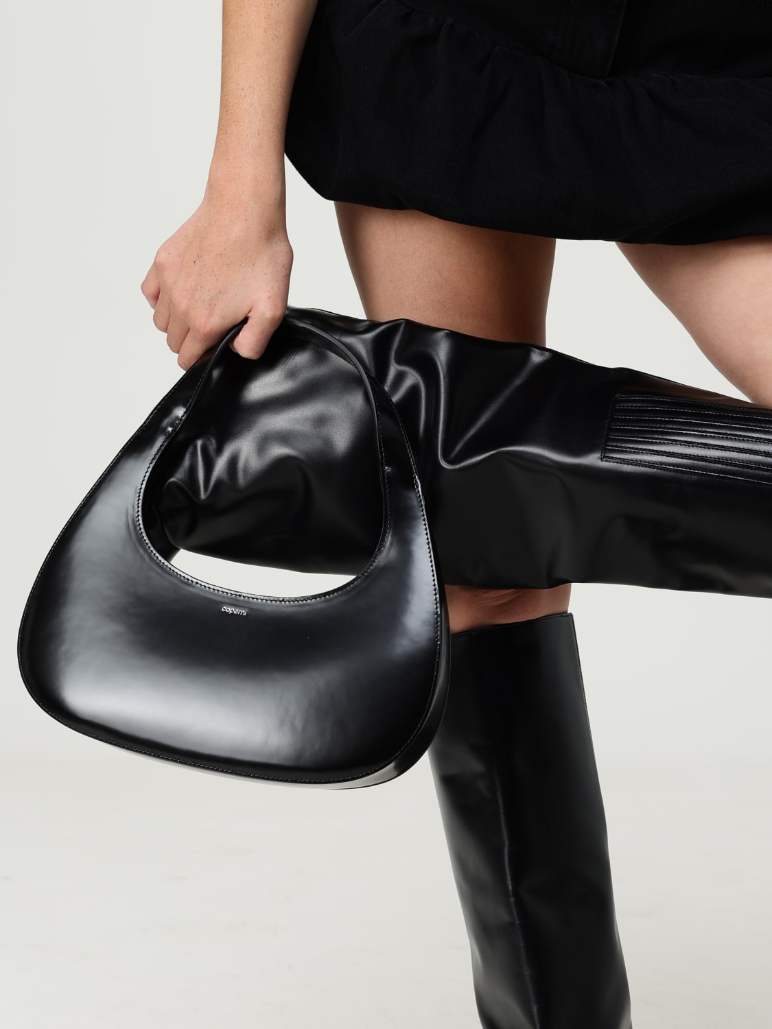 COPERNI MINI BAG: Shoulder bag woman Coperni, Black - Img 2