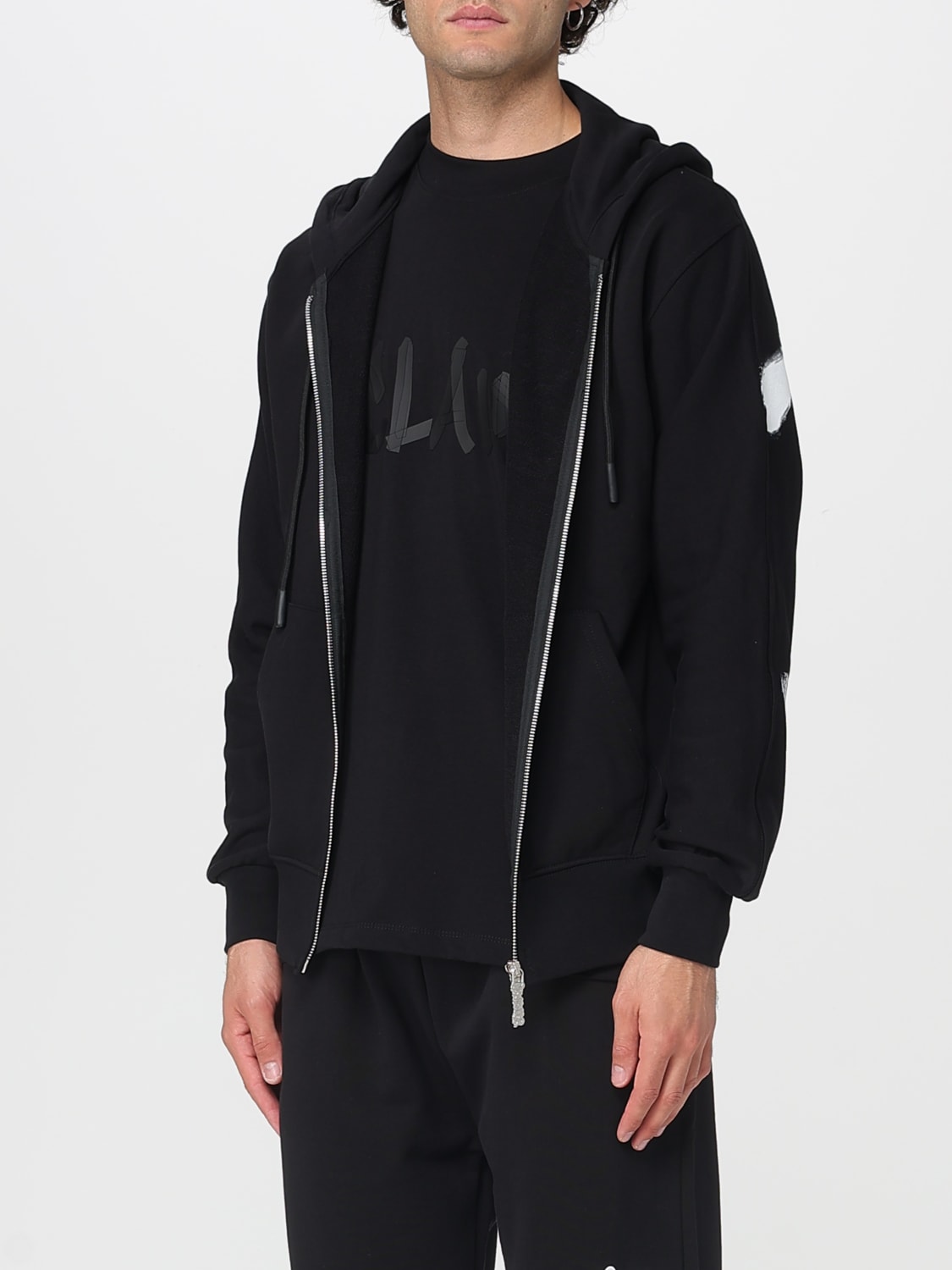 DISCLAIMER SUDADERA: Sudadera hombre Disclaimer, Negro - Img 3