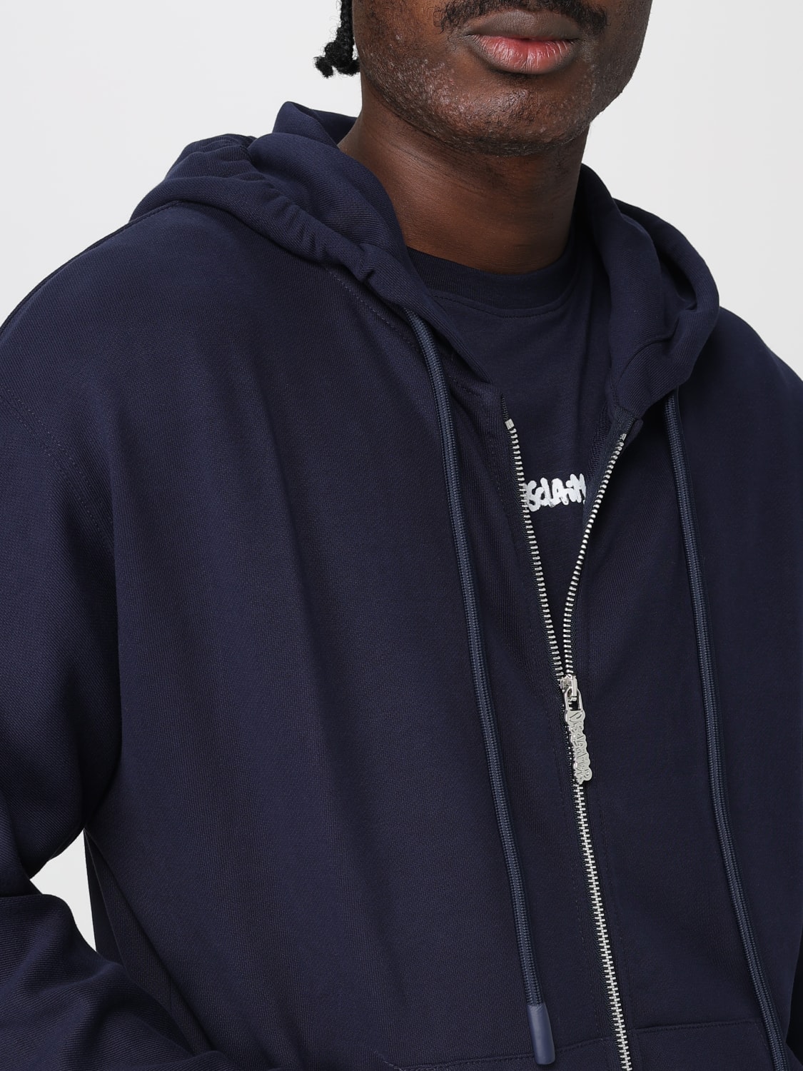 DISCLAIMER SWEATSHIRT: Sweatshirt men Disclaimer, Blue - Img 4