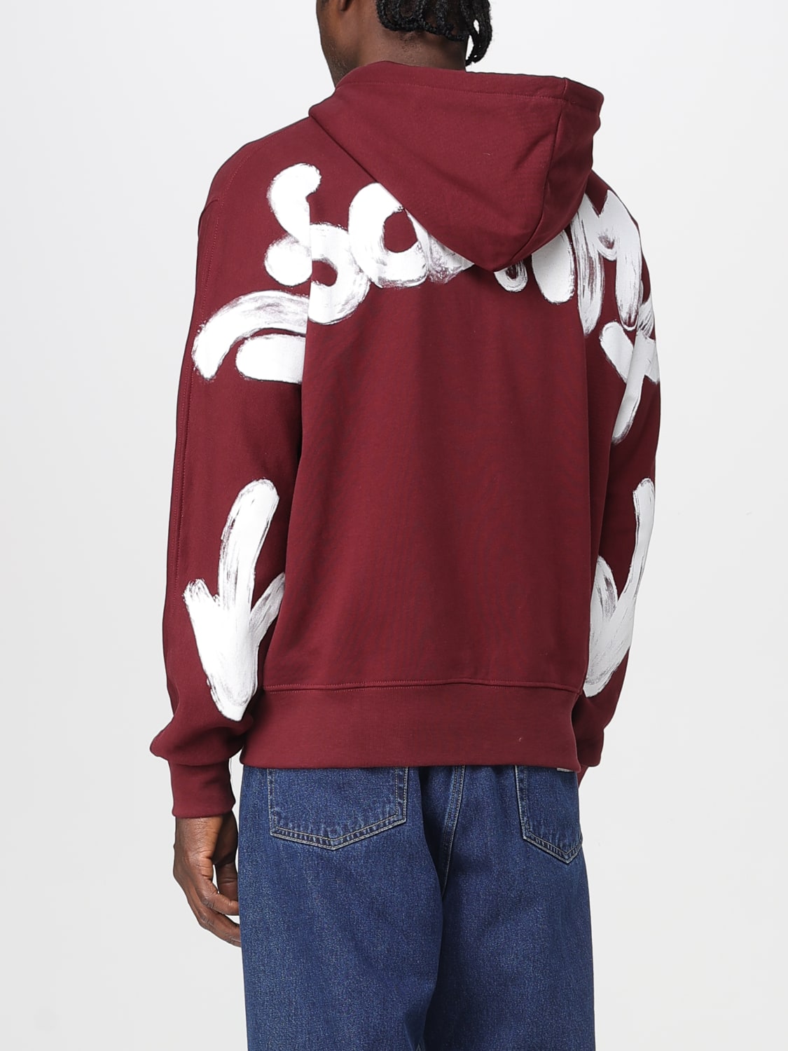 DISCLAIMER SWEATSHIRT: Sweatshirt men Disclaimer, Burgundy - Img 2