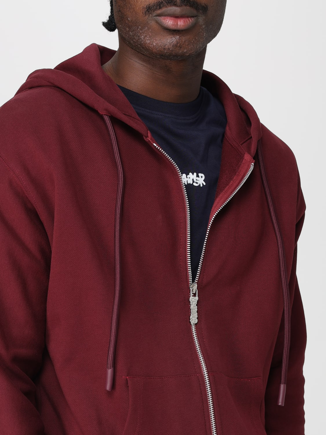 DISCLAIMER SWEATSHIRT: Sweatshirt men Disclaimer, Burgundy - Img 4