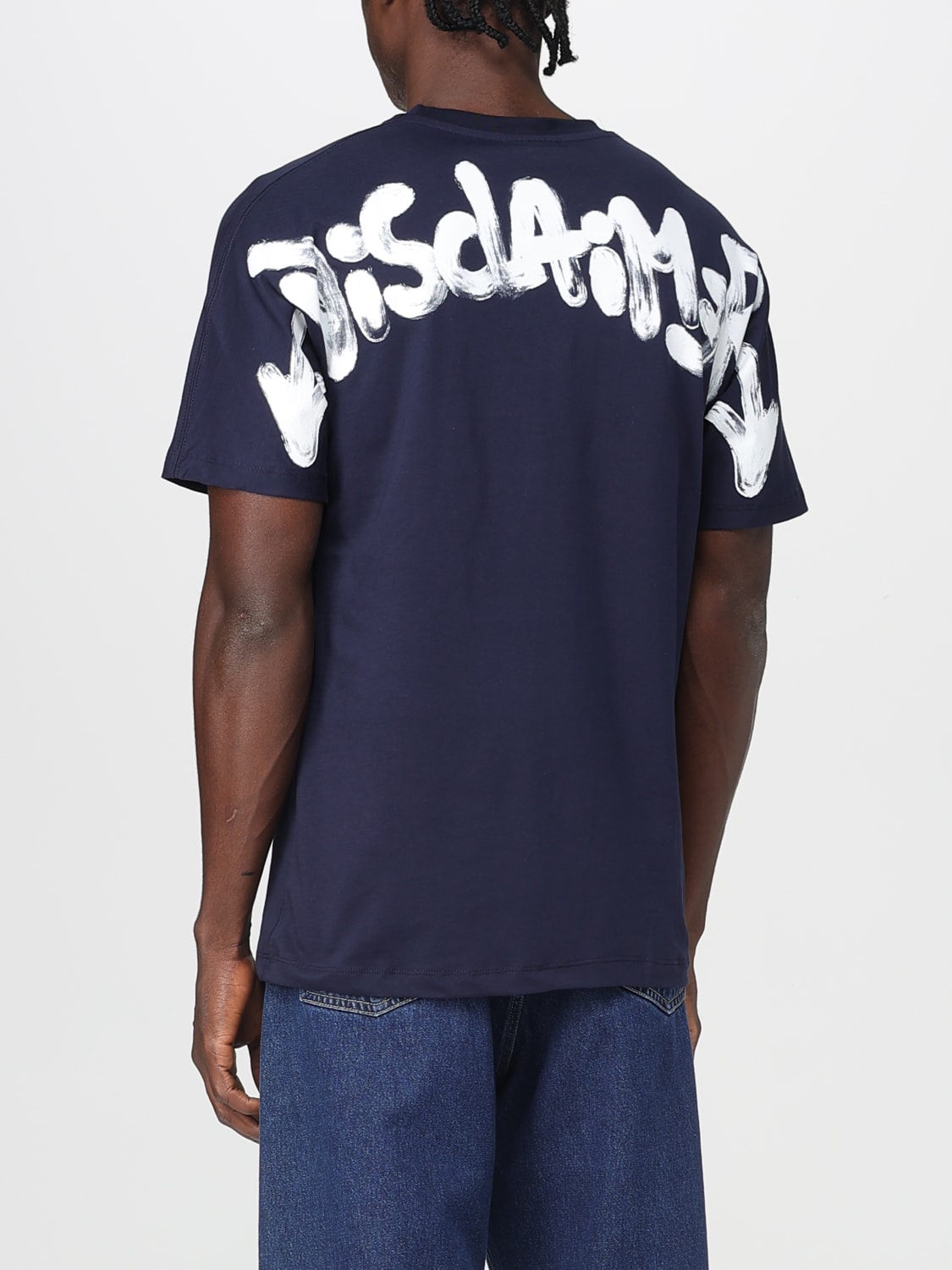 DISCLAIMER T-SHIRT: T-shirt men Disclaimer, Navy - Img 2