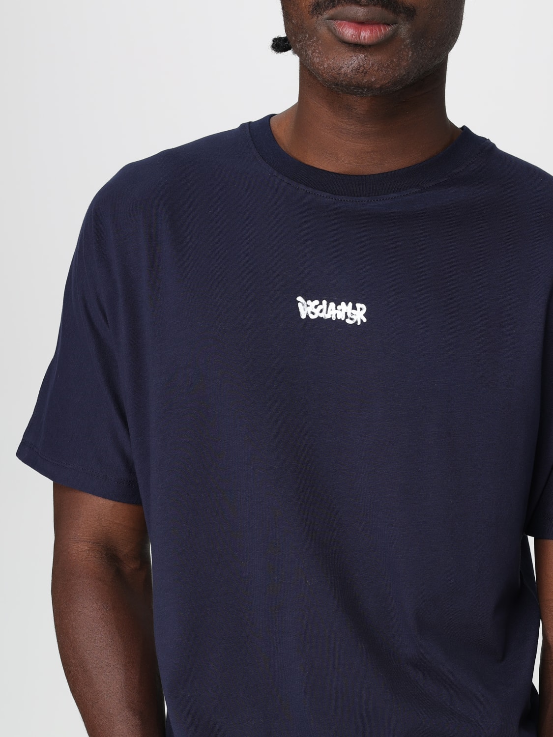 DISCLAIMER T-SHIRT: T-shirt men Disclaimer, Navy - Img 3