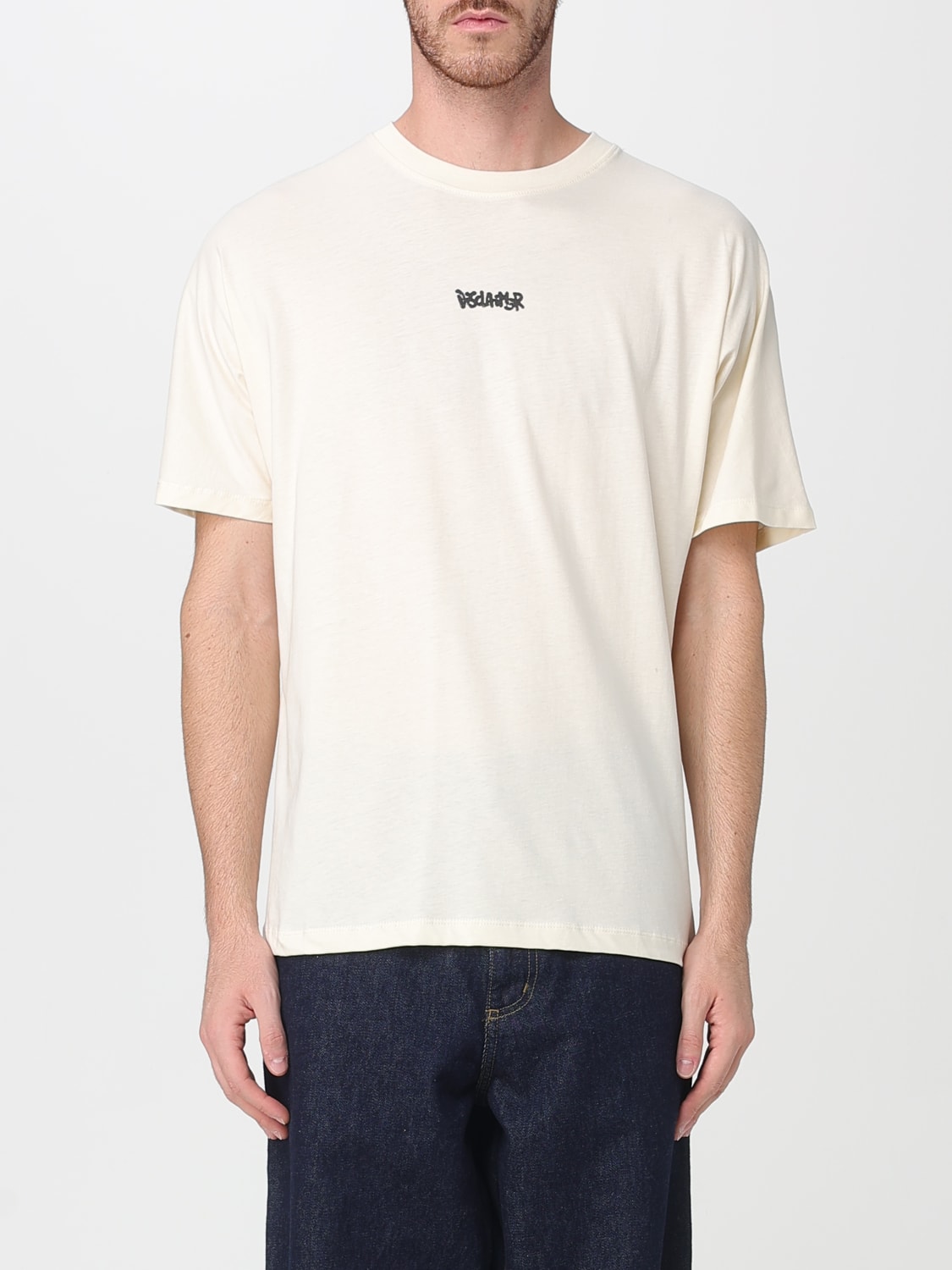 DISCLAIMER T-SHIRT: T-shirt men Disclaimer, Milk - Img 1