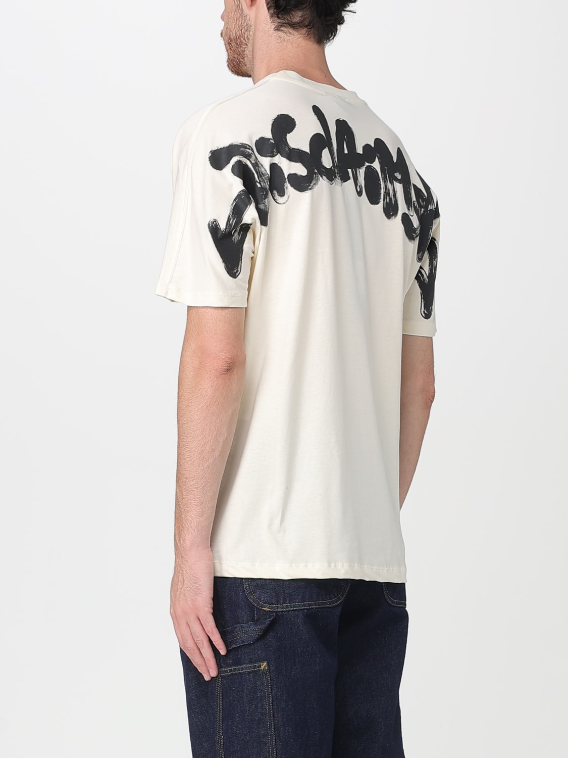 DISCLAIMER T-SHIRT: T-shirt men Disclaimer, Milk - Img 2