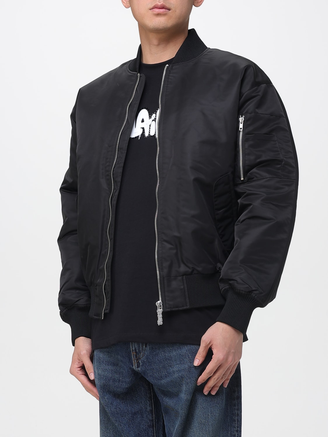 DISCLAIMER JACKET: Jacket men Disclaimer, Black - Img 3