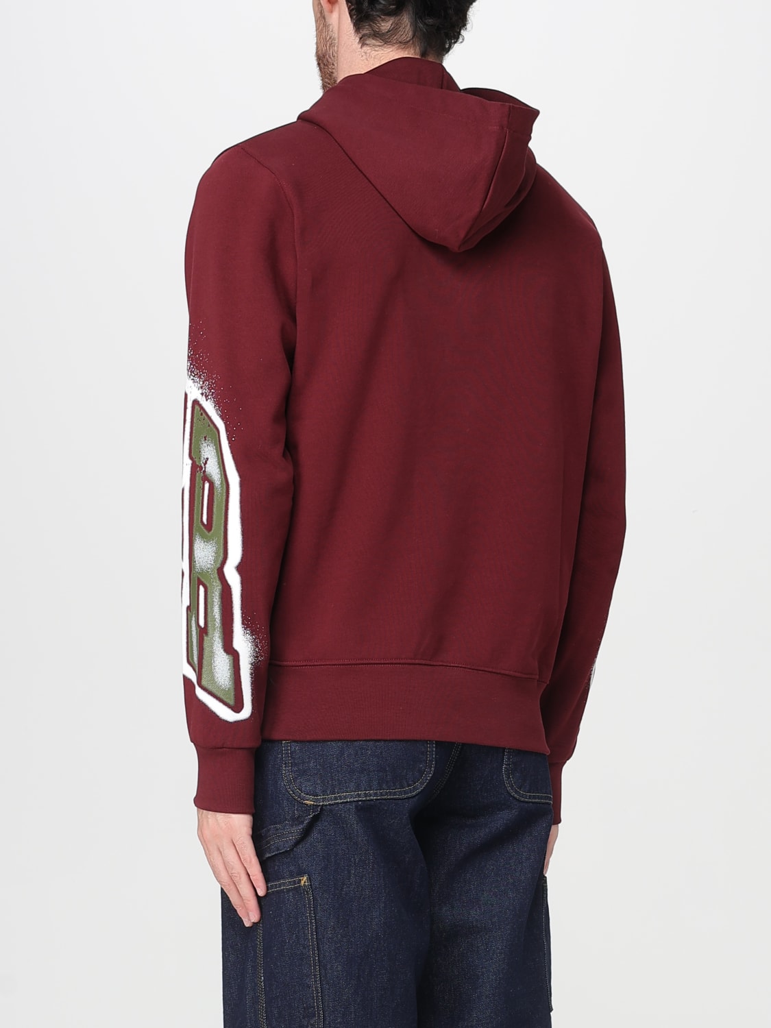 DISCLAIMER SUDADERA: Sudadera hombre Disclaimer, Granate - Img 2