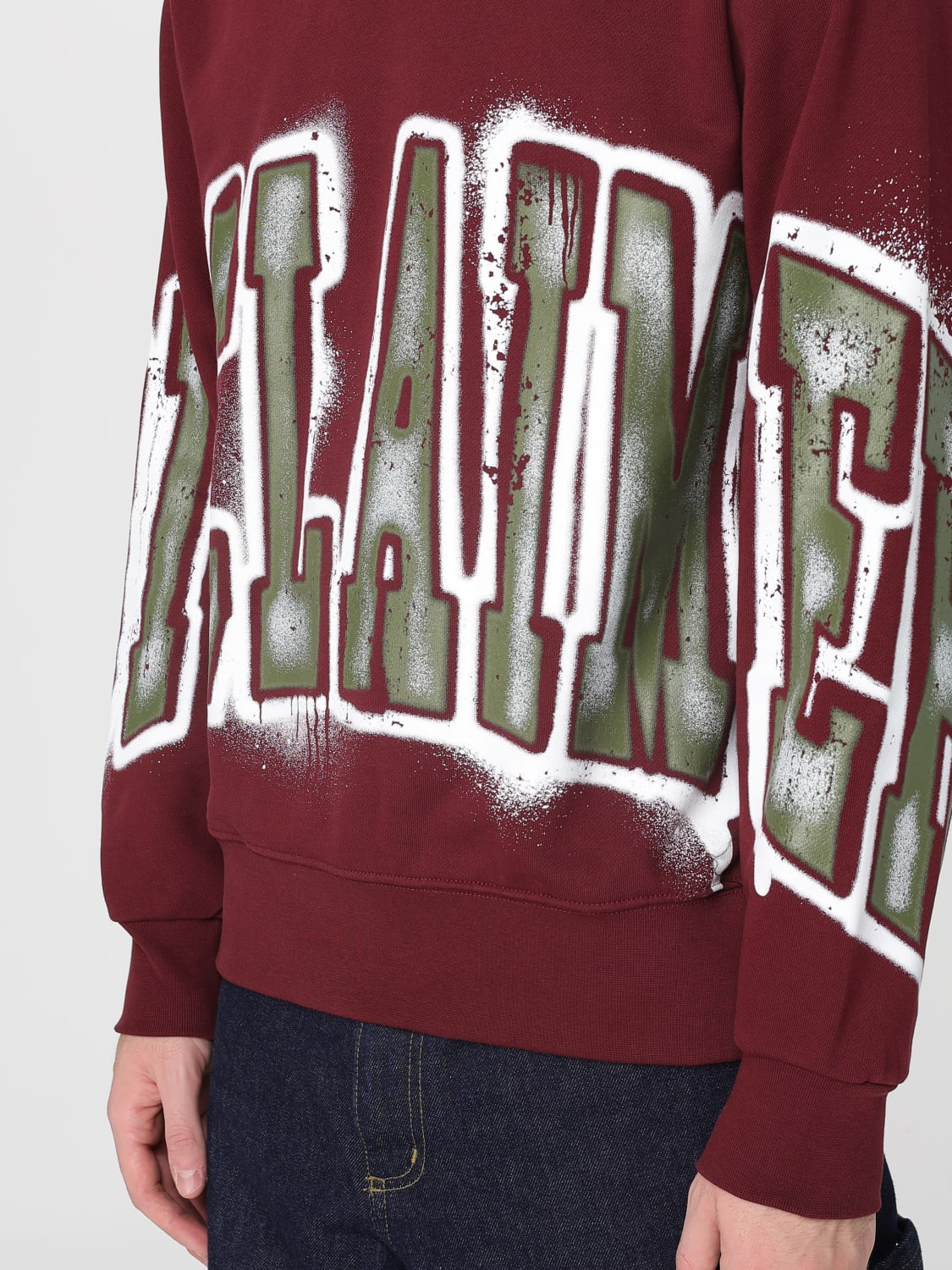 DISCLAIMER SUDADERA: Sudadera hombre Disclaimer, Granate - Img 3