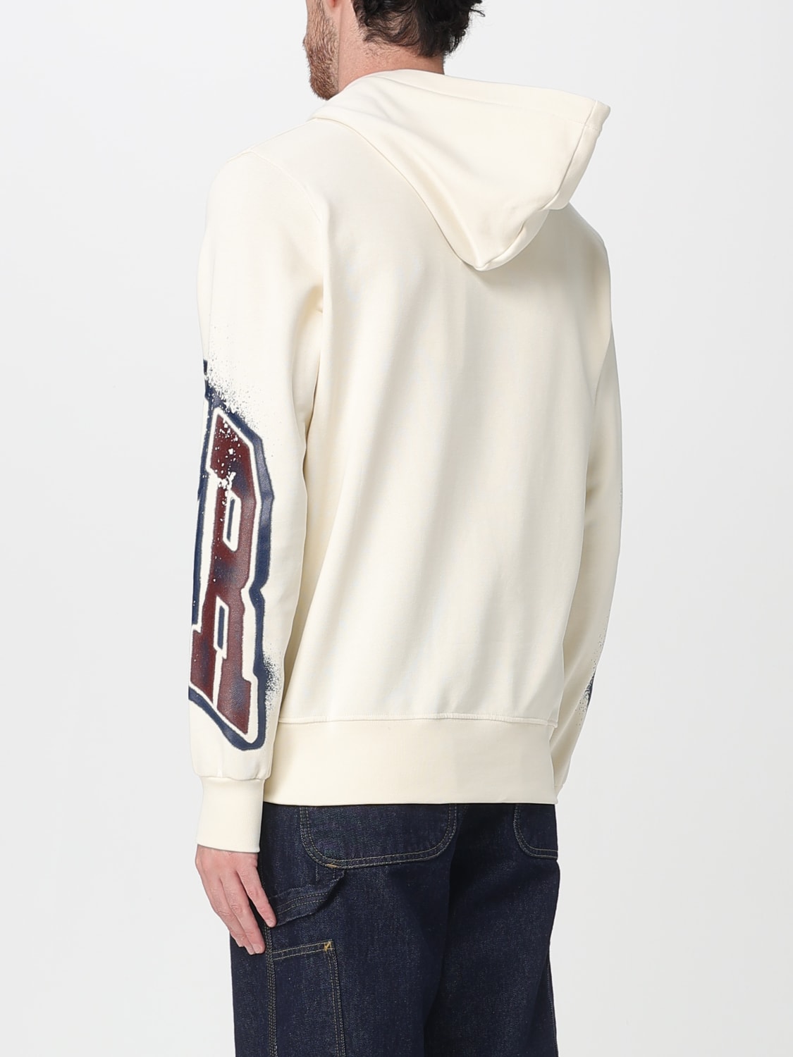 DISCLAIMER SUDADERA: Sudadera hombre Disclaimer, Leche - Img 2