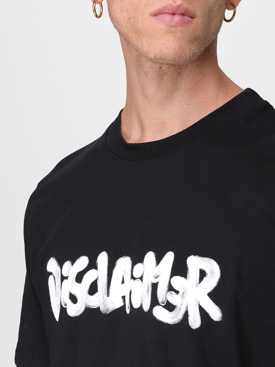 DISCLAIMER T-SHIRT: T-shirt men Disclaimer, Black 1 - Img 3