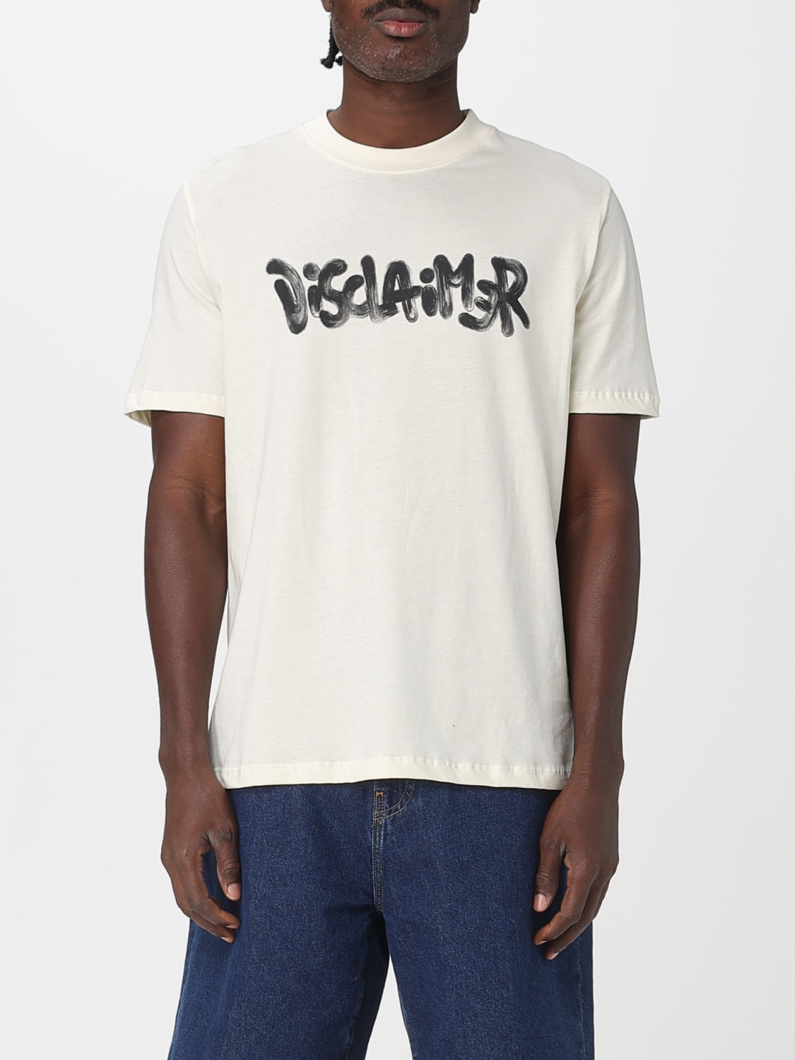 DISCLAIMER CAMISETA: Camiseta hombre Disclaimer, Leche - Img 1