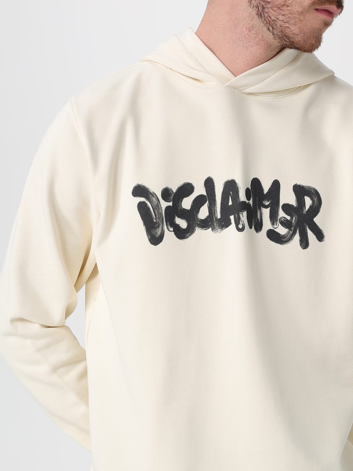 DISCLAIMER SWEATSHIRT: Sweatshirt men Disclaimer, Milk - Img 3