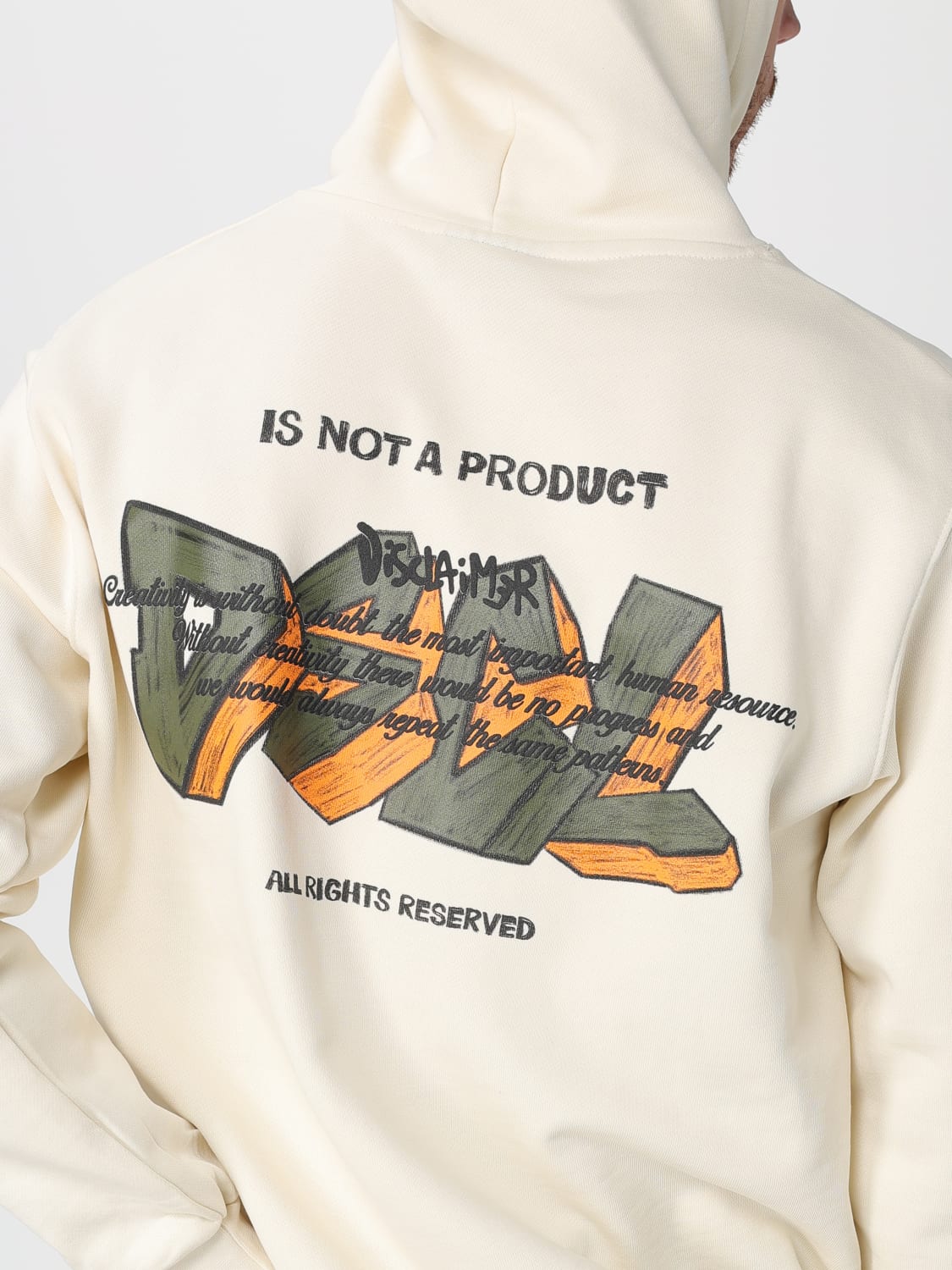 DISCLAIMER SWEATSHIRT: Sweatshirt men Disclaimer, Milk - Img 3