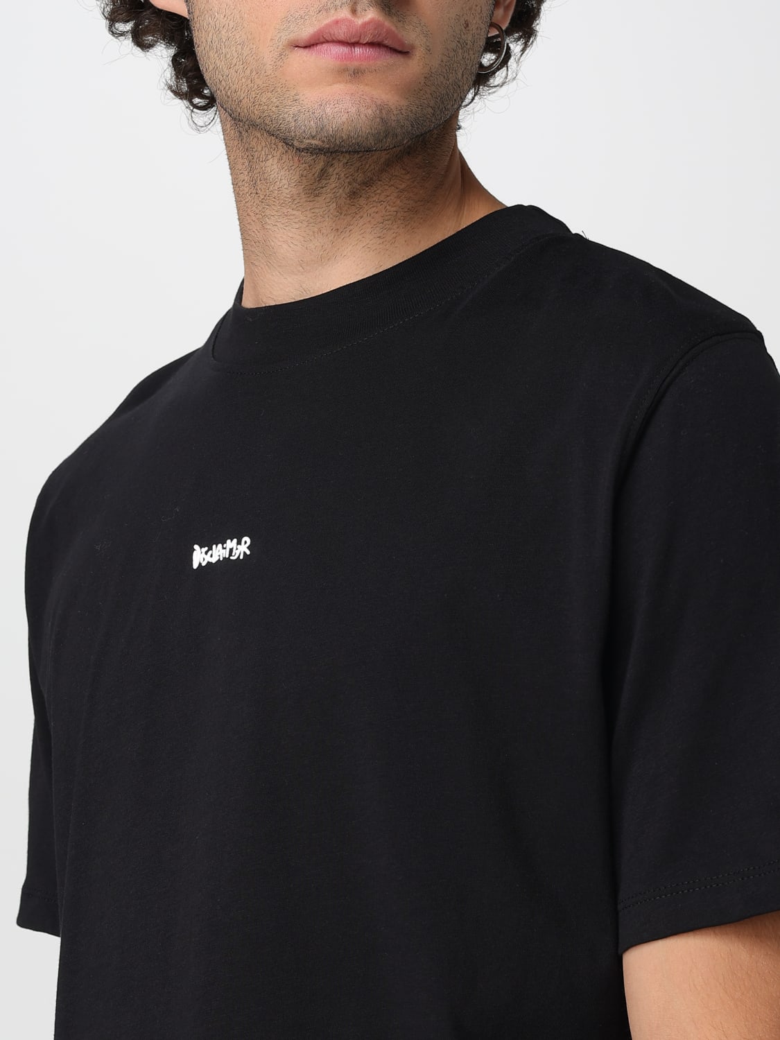 DISCLAIMER T-SHIRT: T-shirt men Disclaimer, Black - Img 3