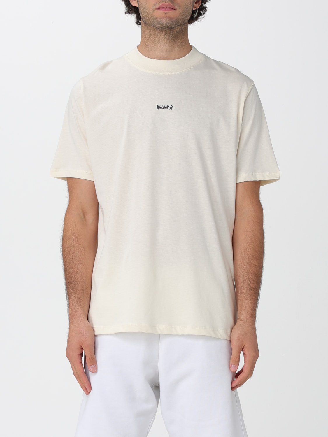 DISCLAIMER T-SHIRT: T-shirt men Disclaimer, Milk - Img 1