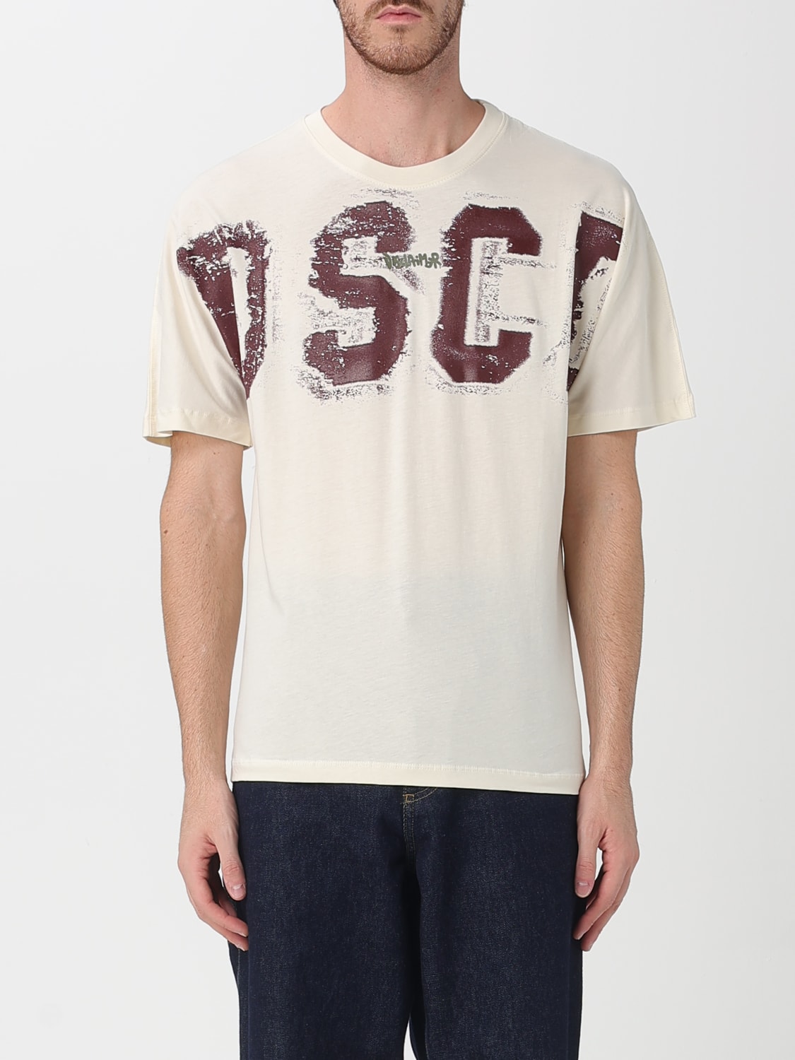 DISCLAIMER T-SHIRT: T-shirt men Disclaimer, Milk - Img 1