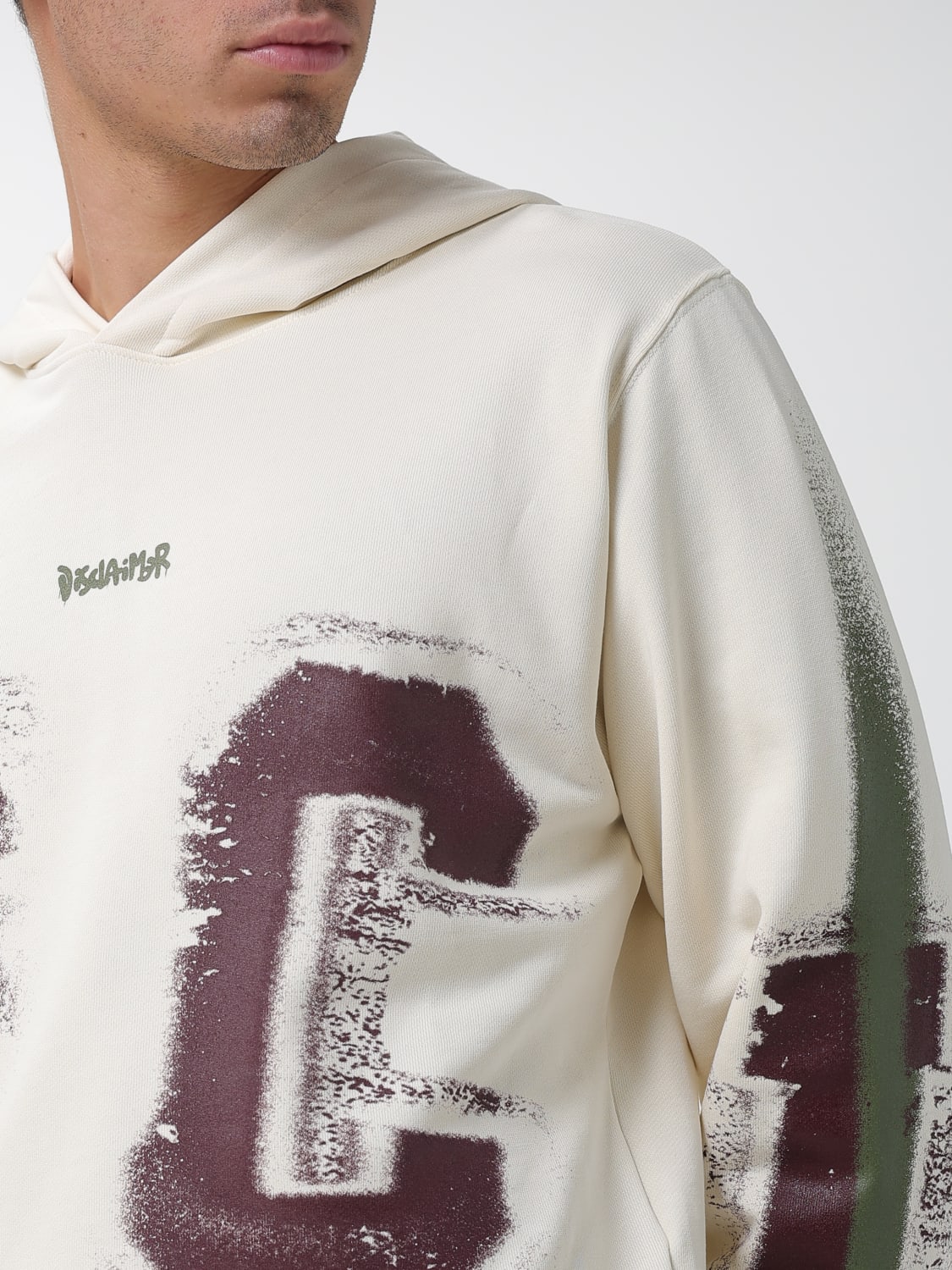 DISCLAIMER SWEATSHIRT: Sweatshirt men Disclaimer, Milk - Img 3