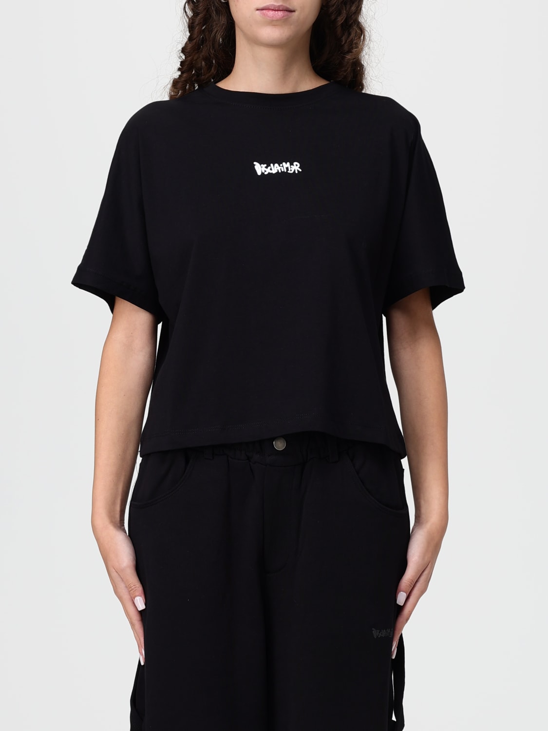 DISCLAIMER CAMISETA: Camiseta mujer Disclaimer, Negro - Img 1