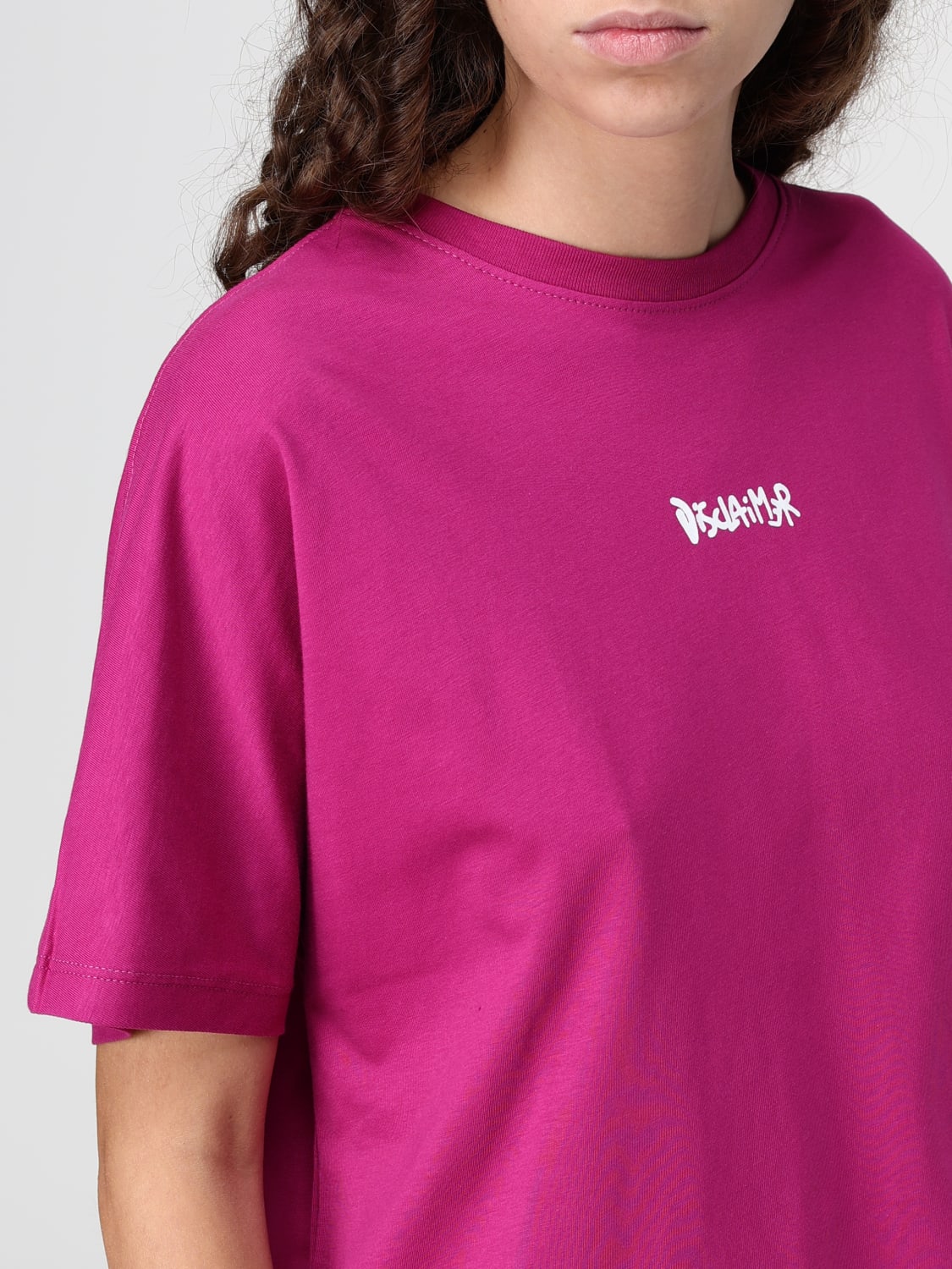 DISCLAIMER T-SHIRT: T-shirt damen Disclaimer, Burgunderrot - Img 3