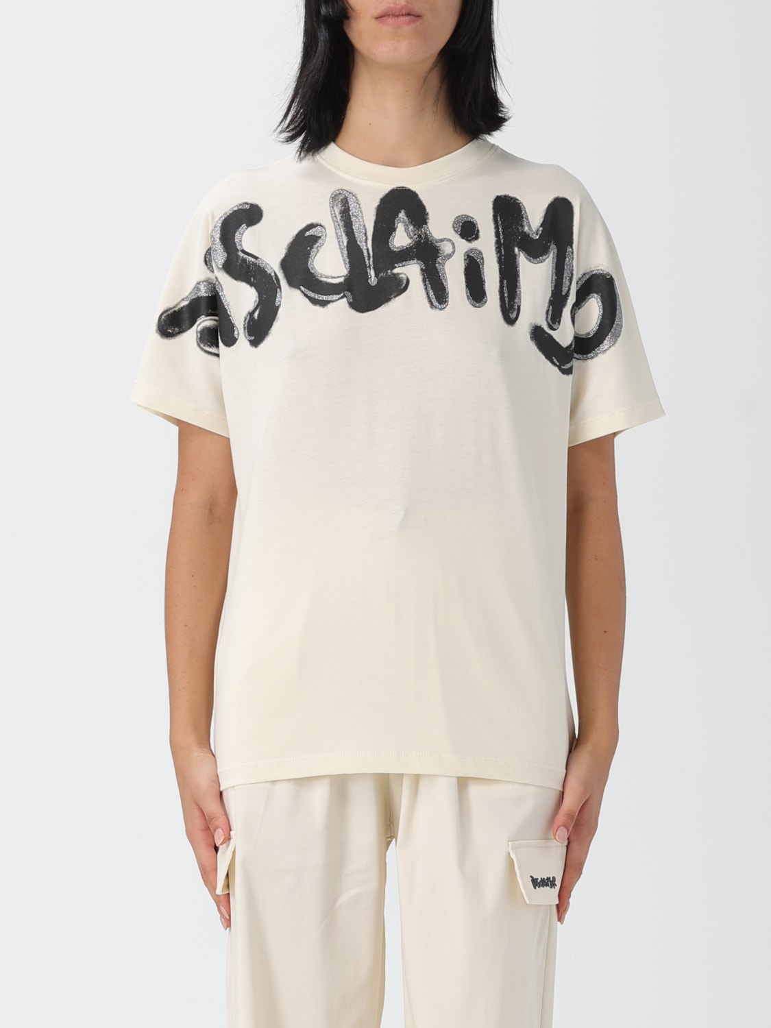 DISCLAIMER CAMISETA: Camiseta mujer Disclaimer, Leche - Img 1