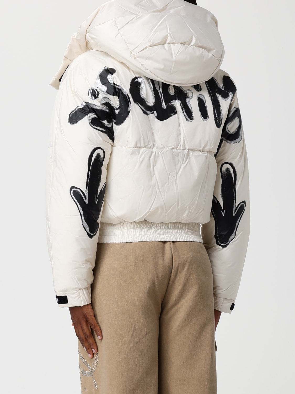 DISCLAIMER JACKET: Jacket woman Disclaimer, Milk - Img 2