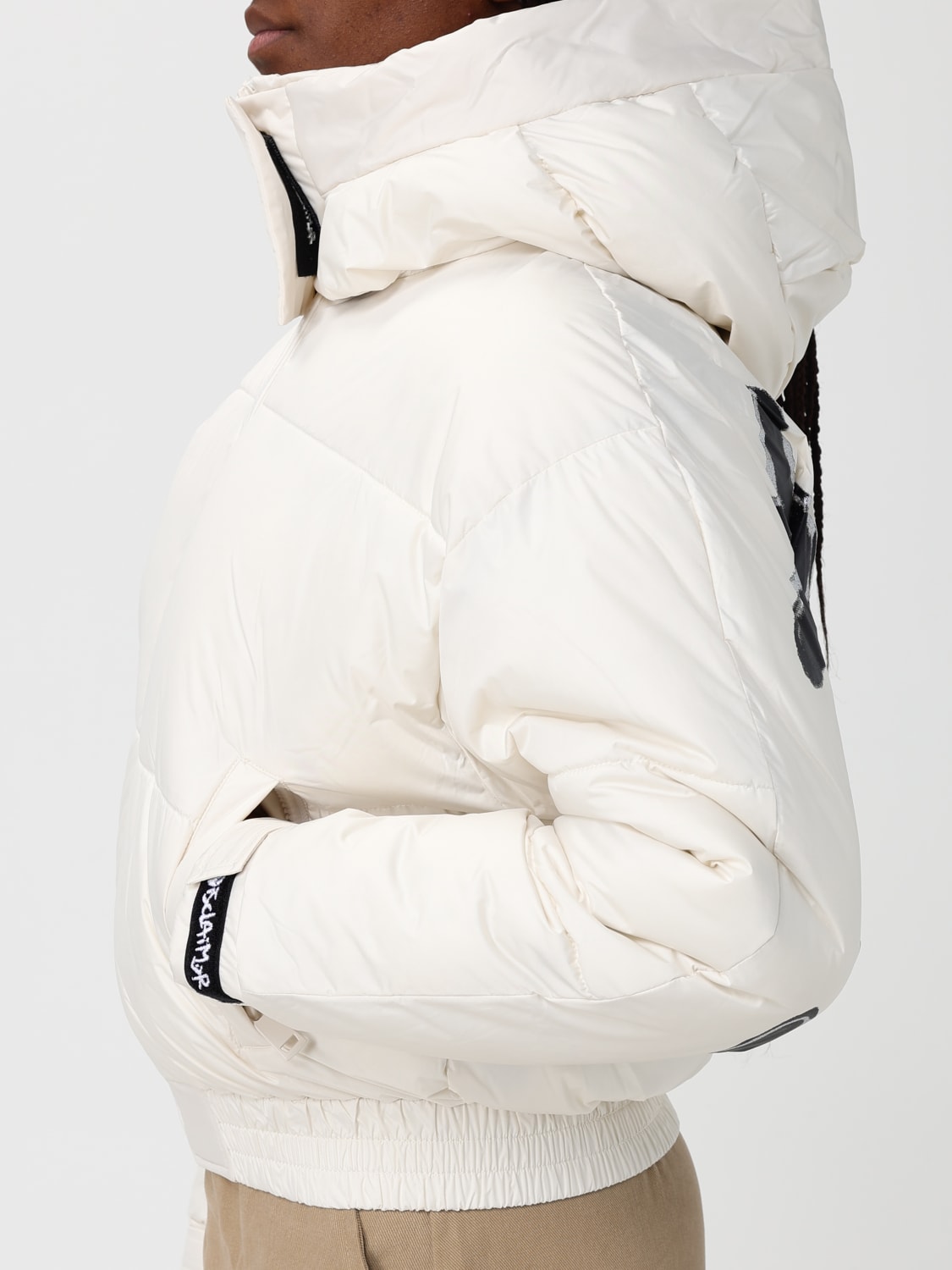 DISCLAIMER JACKET: Jacket woman Disclaimer, Milk - Img 4