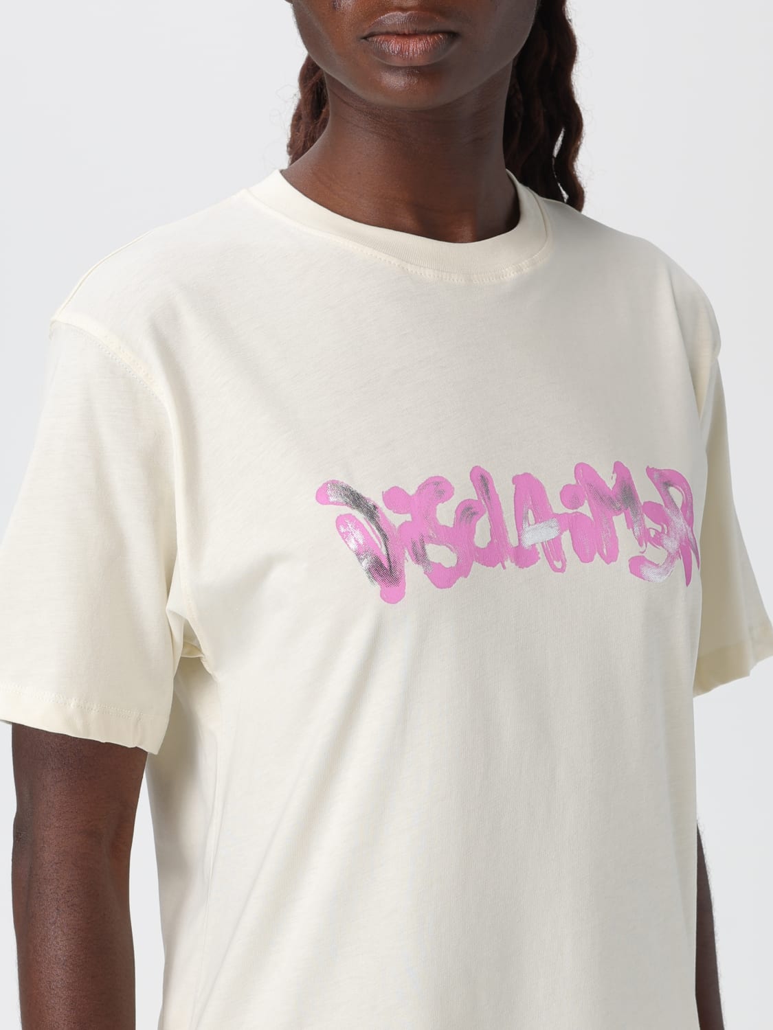 DISCLAIMER ФУТБОЛКА: Футболка Женское Disclaimer, Молоко - Img 3