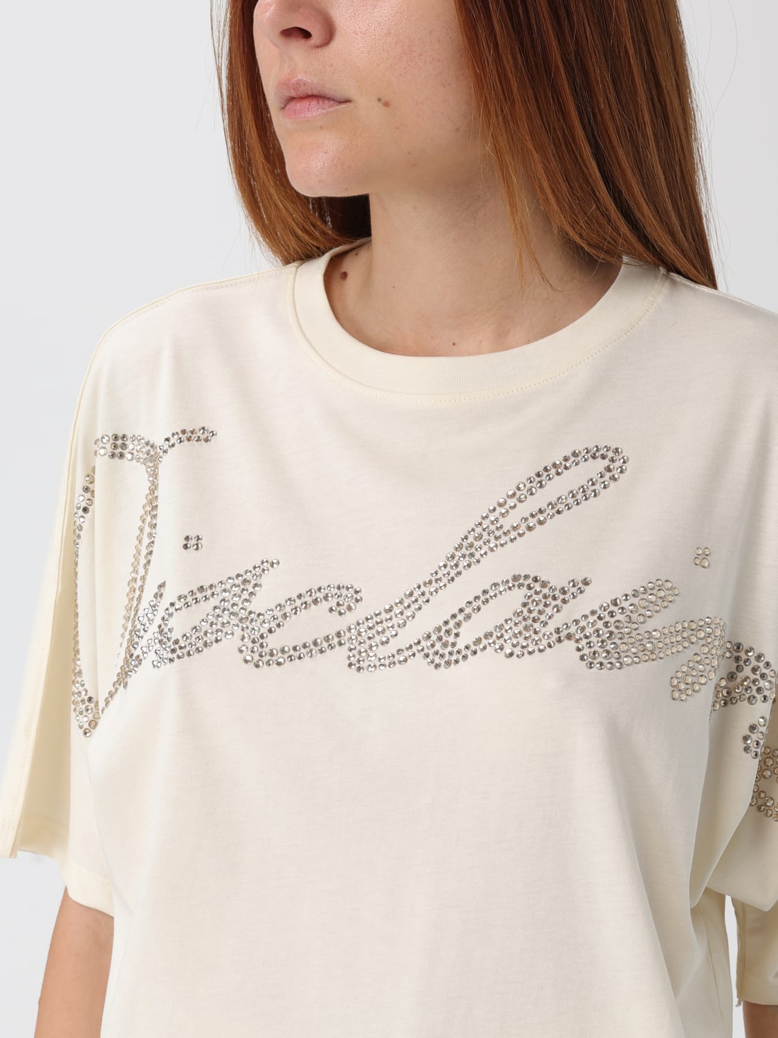 DISCLAIMER ФУТБОЛКА: Футболка Женское Disclaimer, Молоко - Img 3