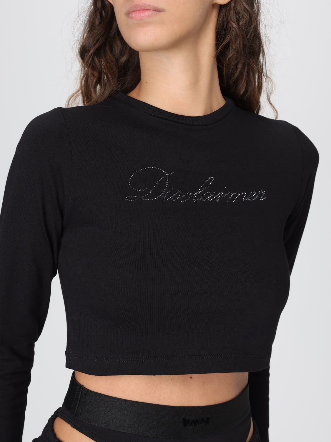 DISCLAIMER ФУТБОЛКА: Футболка Женское Disclaimer, Черный - Img 3