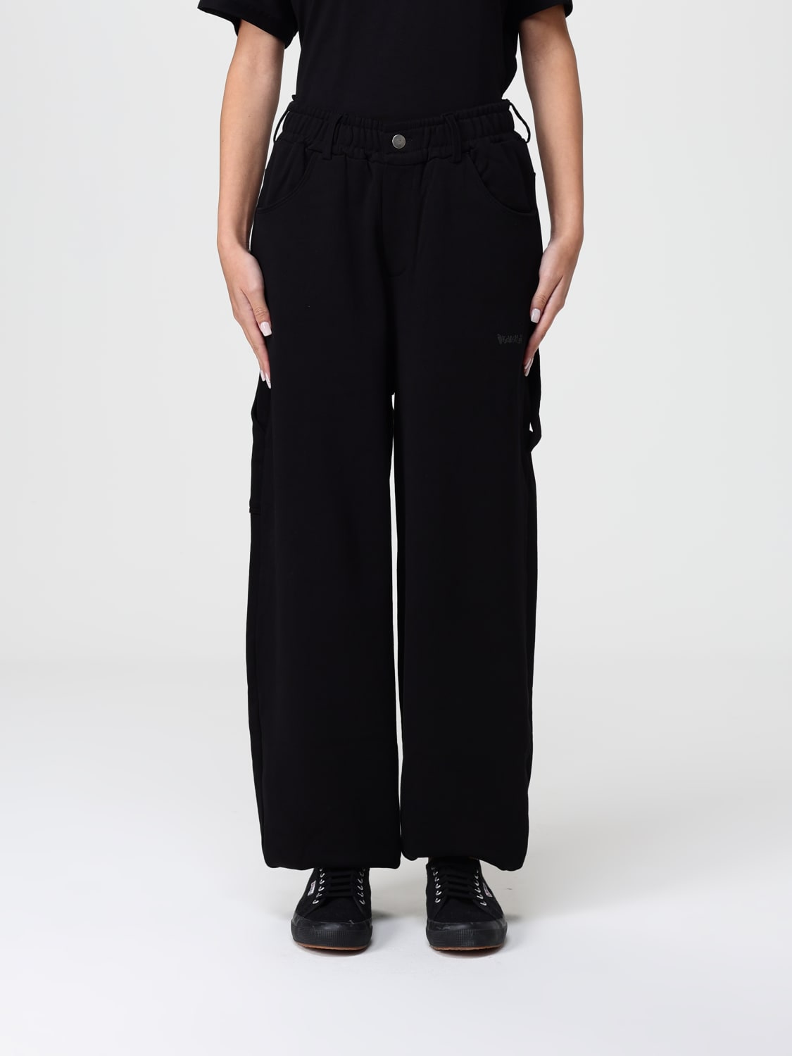 DISCLAIMER PANTALONES: Pantalón mujer Disclaimer, Negro - Img 1