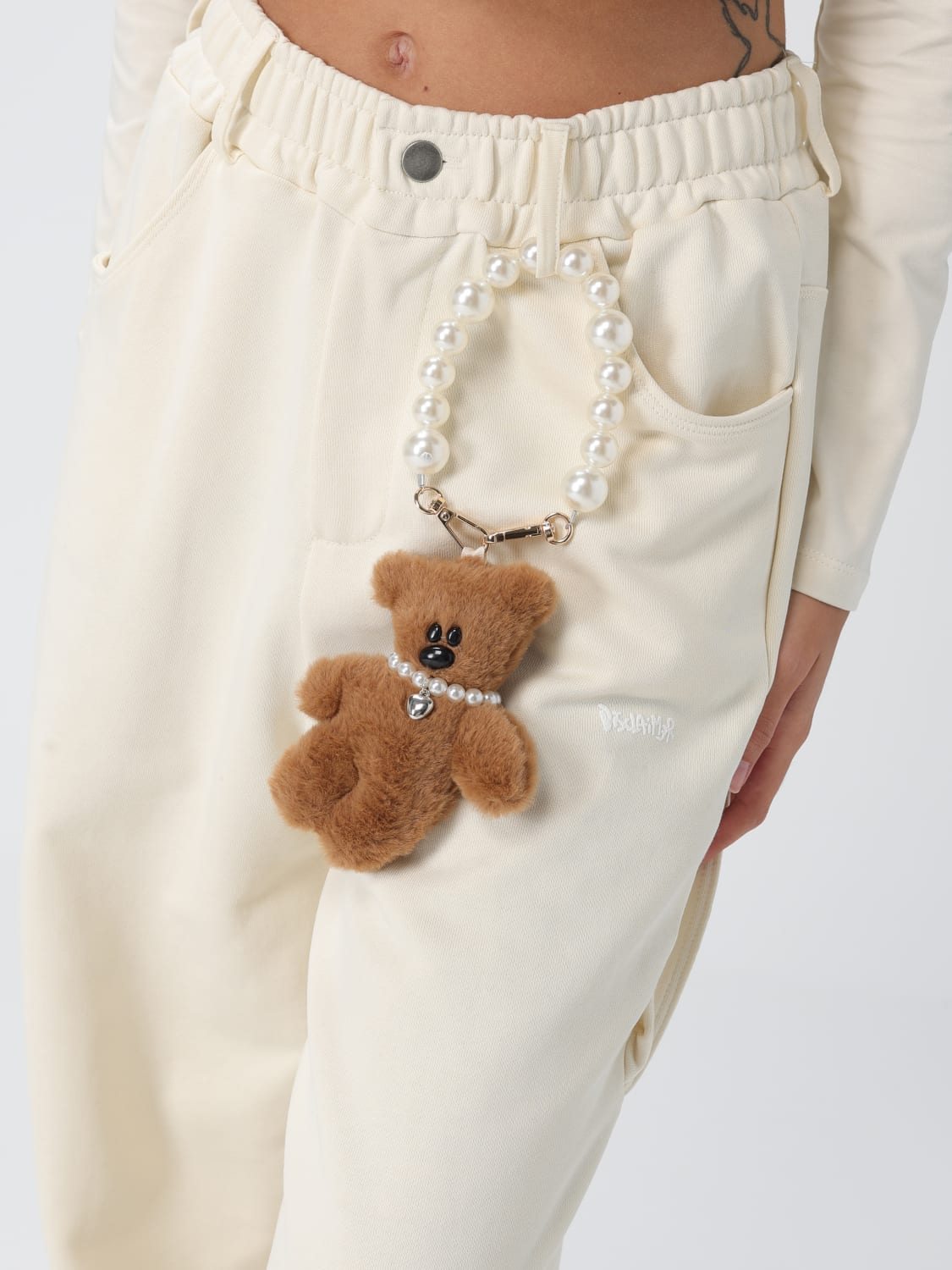 DISCLAIMER PANTALON: Pantalon femme Disclaimer, Lait - Img 3