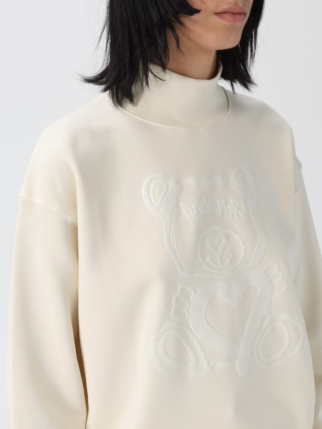 DISCLAIMER SUDADERA: Sudadera mujer Disclaimer, Leche - Img 3