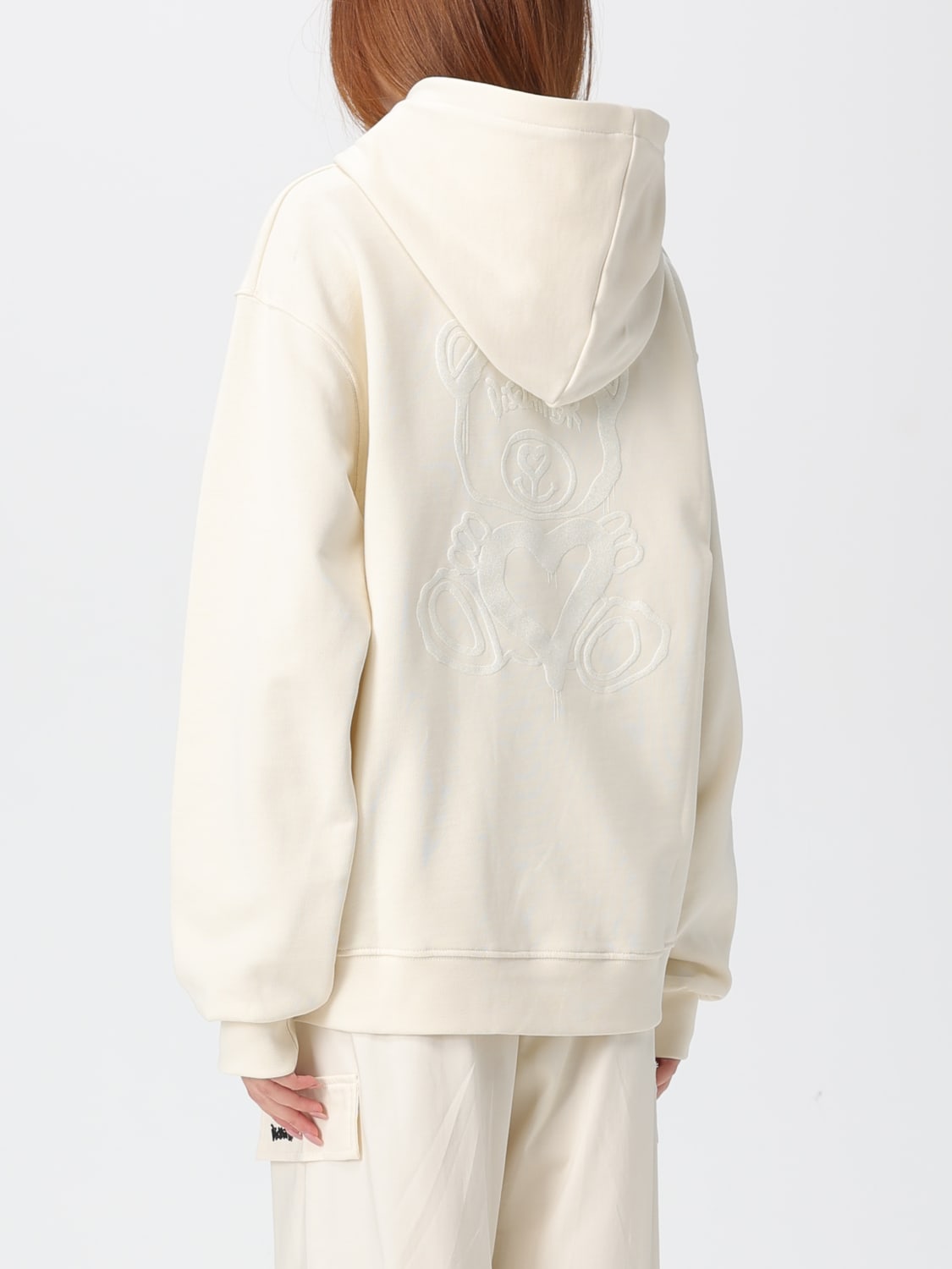 DISCLAIMER SWEATSHIRT: Sweatshirt damen Disclaimer, Milch - Img 2