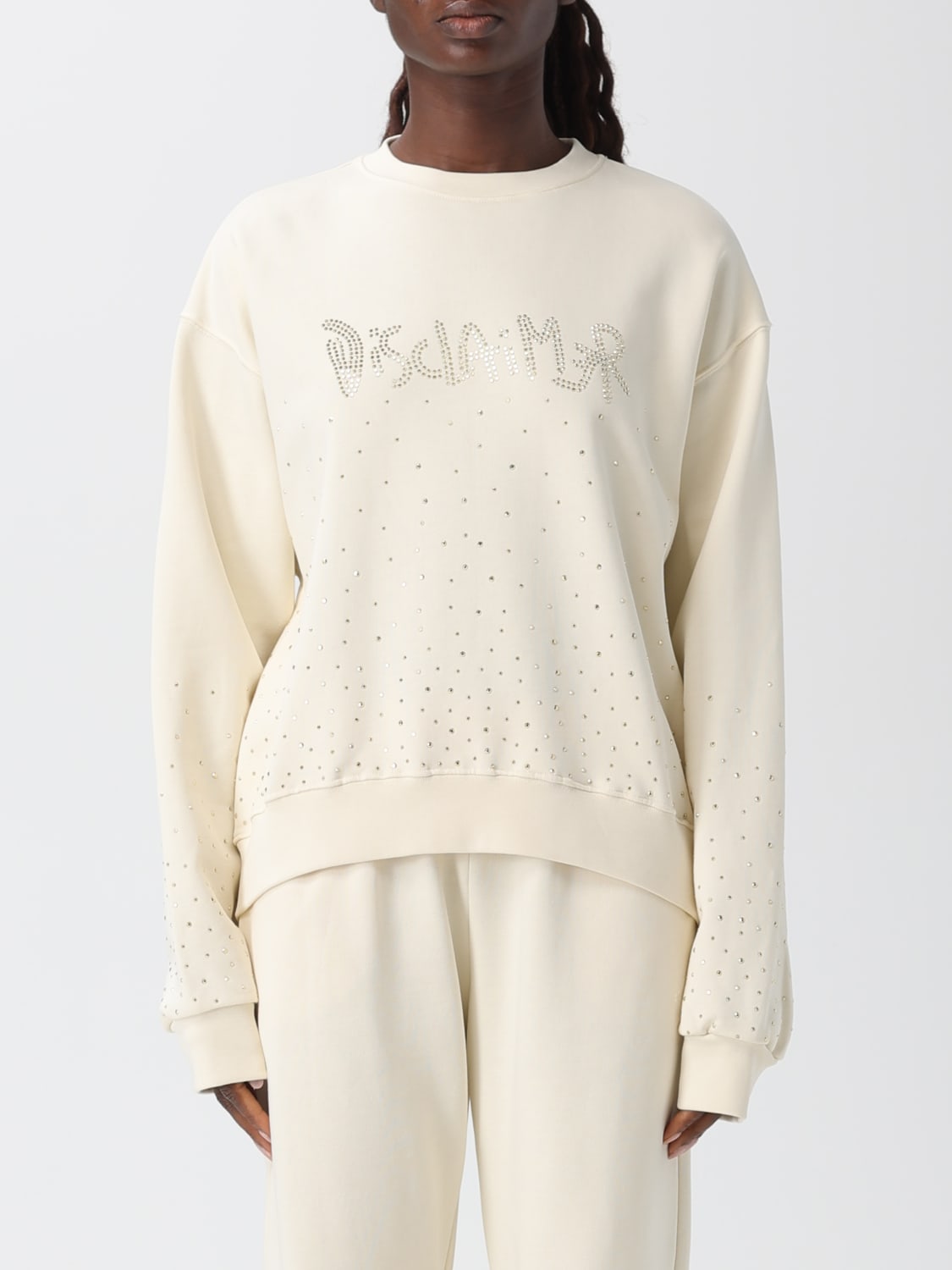 DISCLAIMER SWEATSHIRT: Pullover damen Disclaimer, Milch - Img 1