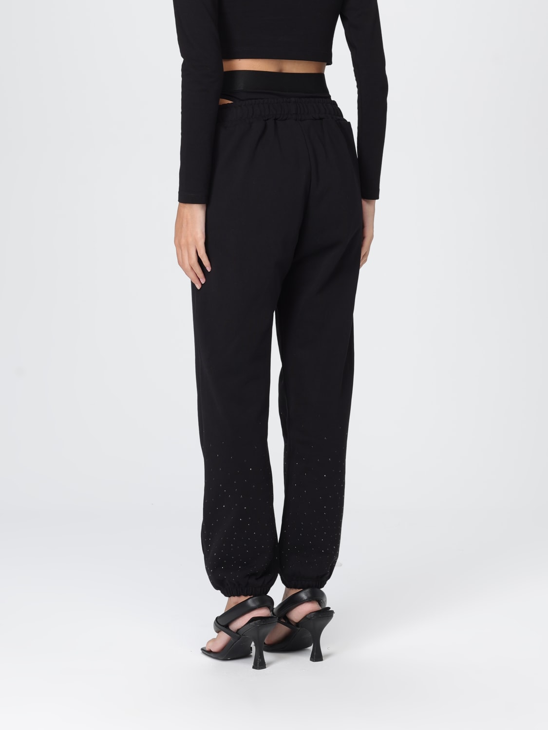 DISCLAIMER 裤子: 裤子 女士 Disclaimer, 黑色 - Img 2