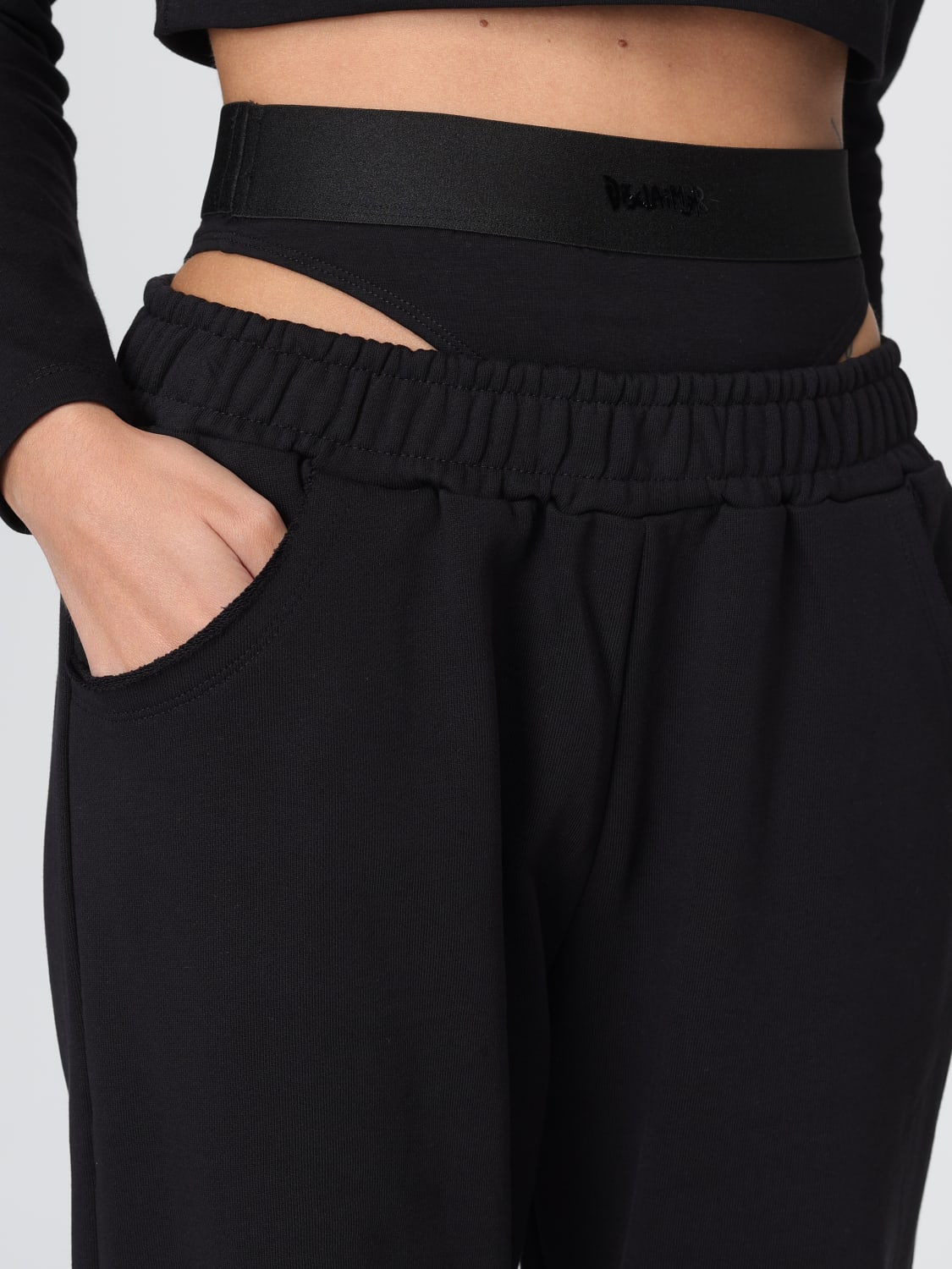 DISCLAIMER 裤子: 裤子 女士 Disclaimer, 黑色 - Img 3