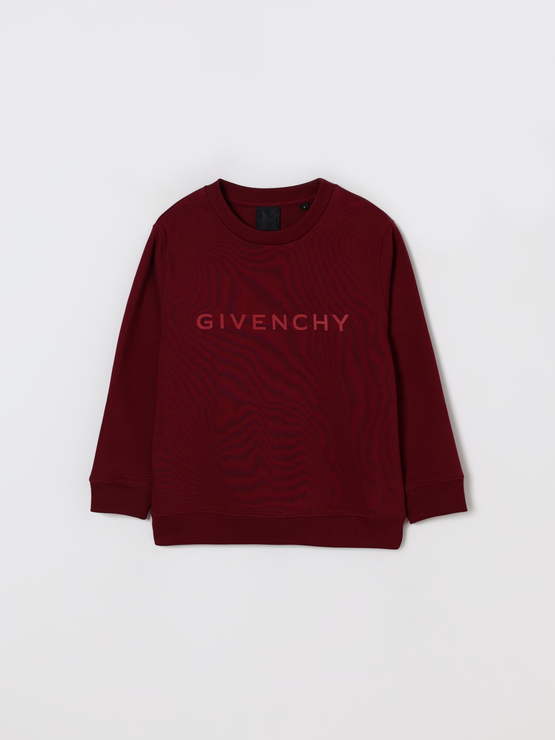 GIVENCHY MAGLIA: Felpa Givenchy in misto cotone , Bordeaux - Img 1