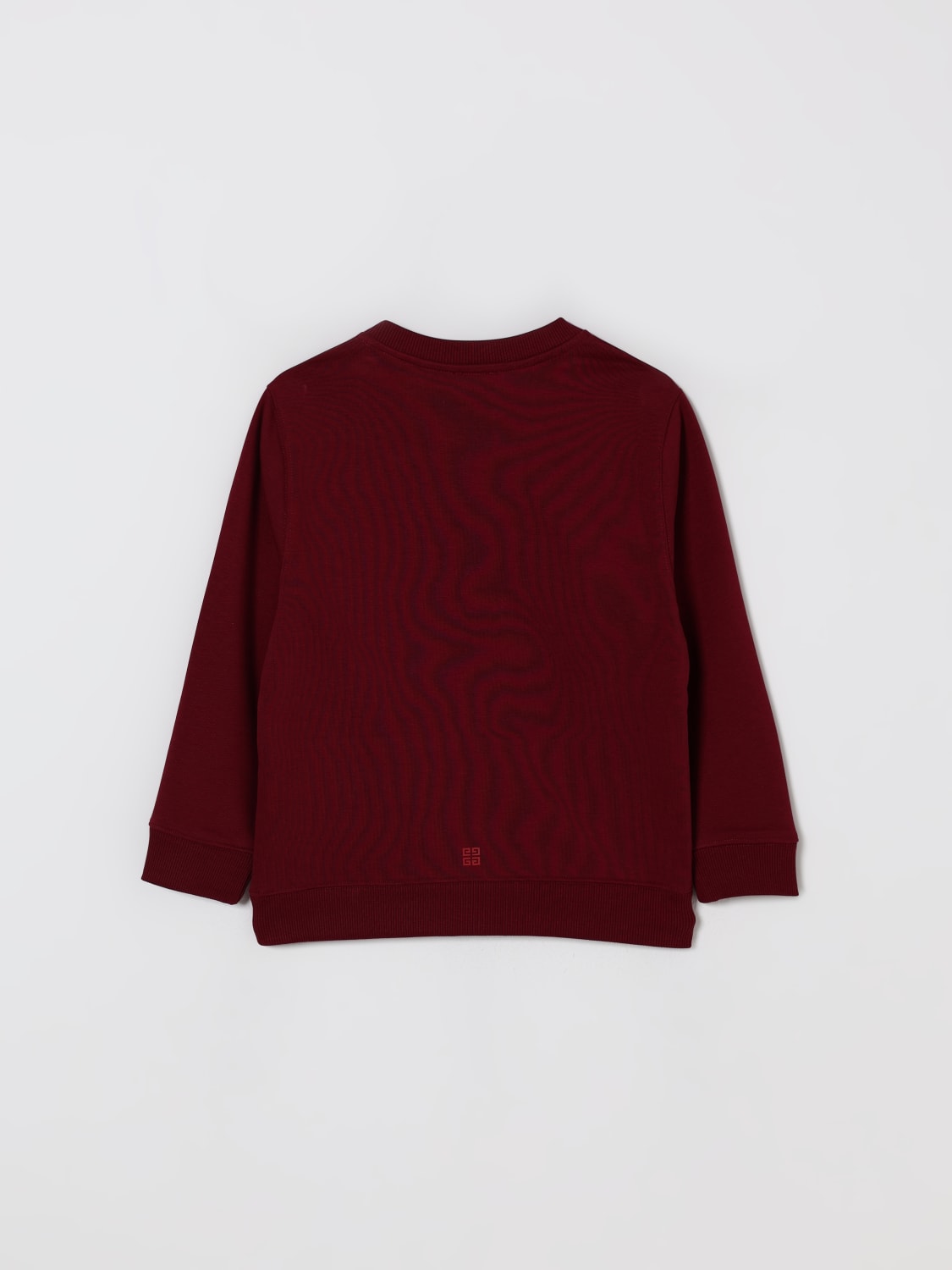 GIVENCHY MAGLIA: Felpa Givenchy in misto cotone , Bordeaux - Img 2
