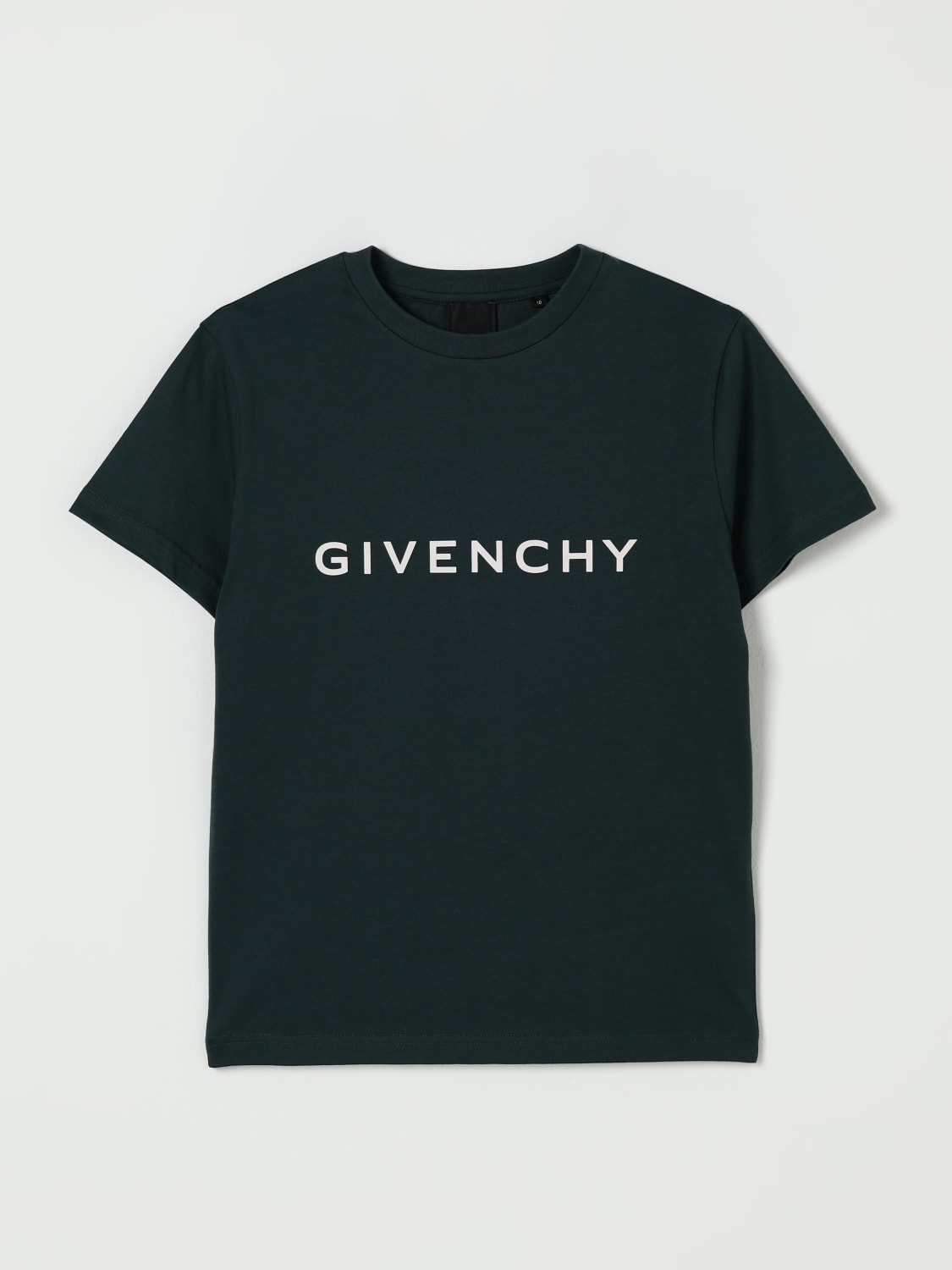 GIVENCHY T-SHIRT: T-shirt kids Givenchy, Green - Img 1