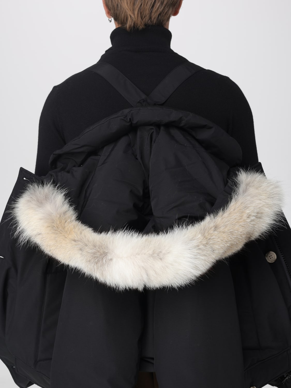 WOOLRICH COAT: Jacket men Woolrich, Black - Img 4